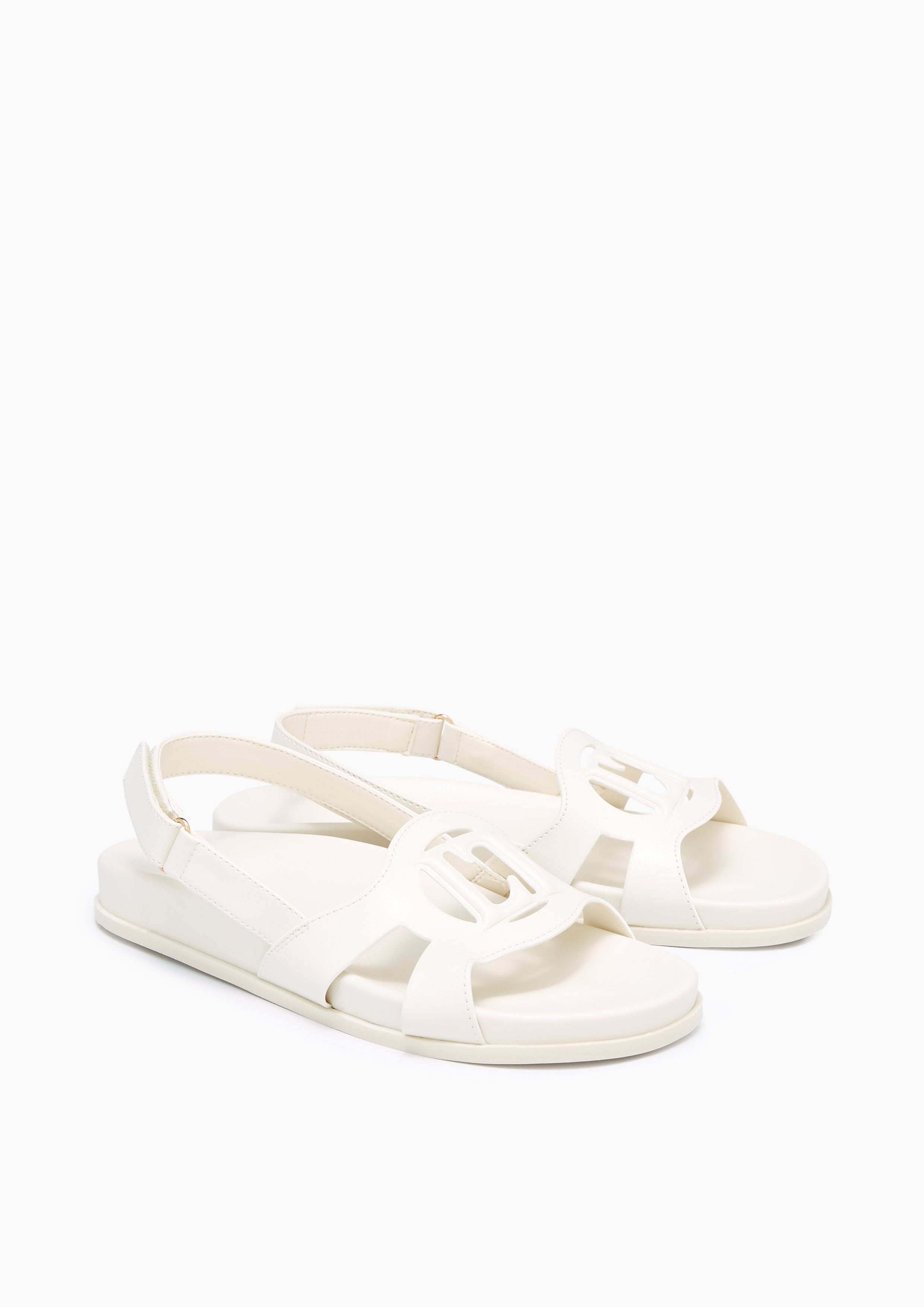 Kelly Flat Slingbacks Ivory - Lyn TH