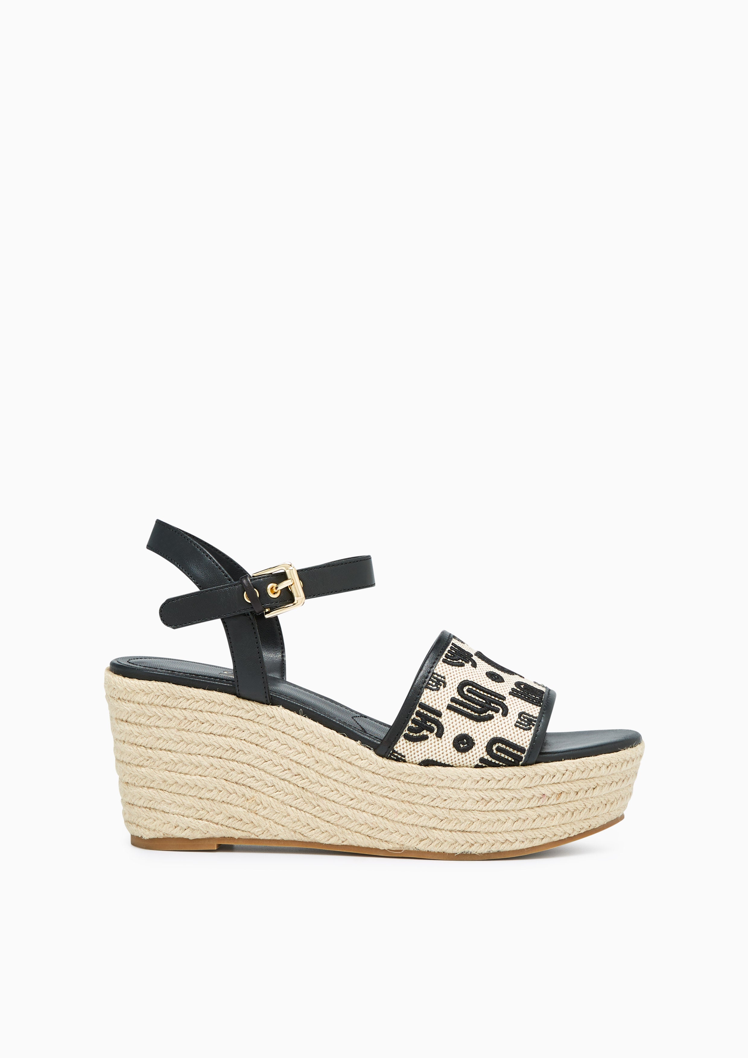 Lazy Day Wedge Inf Slingbacks Black - Lyn TH