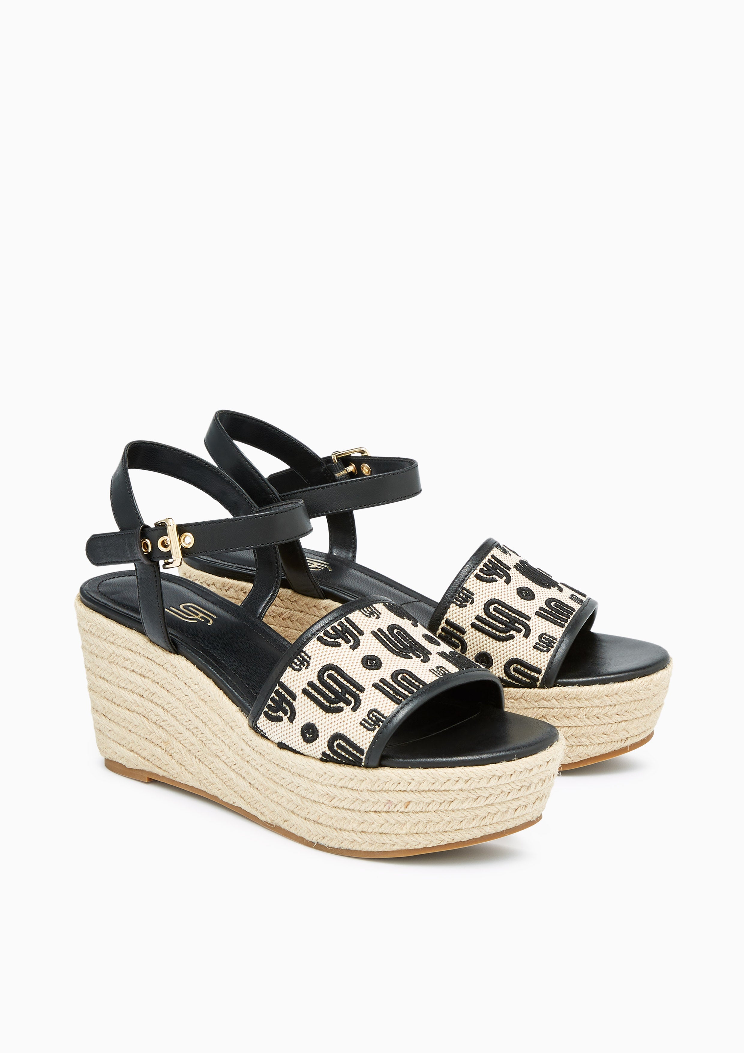 Lazy Day Wedge Inf Slingbacks Black - Lyn TH