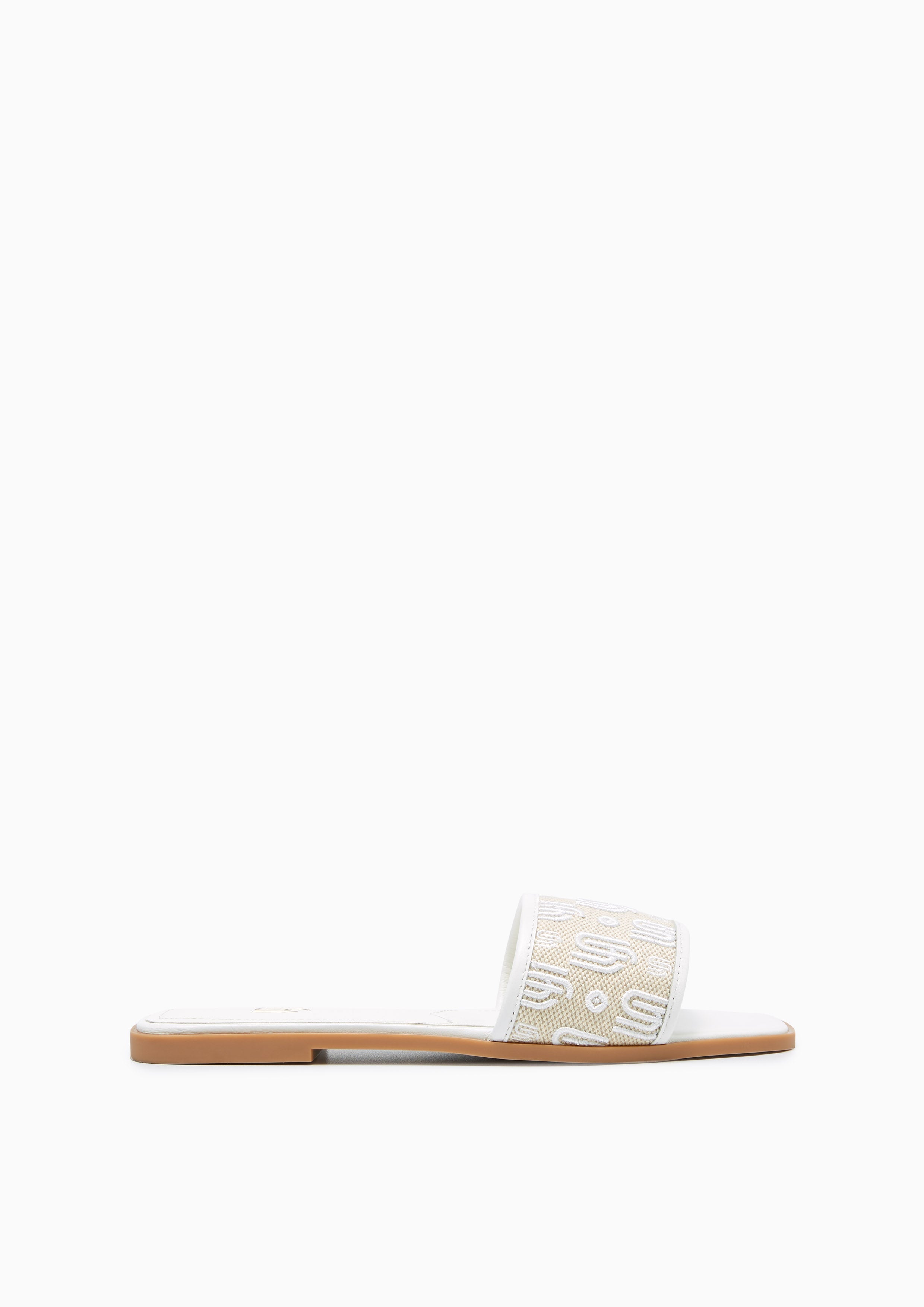 Lazy Day Infinite Flat Sandals White - Lyn TH