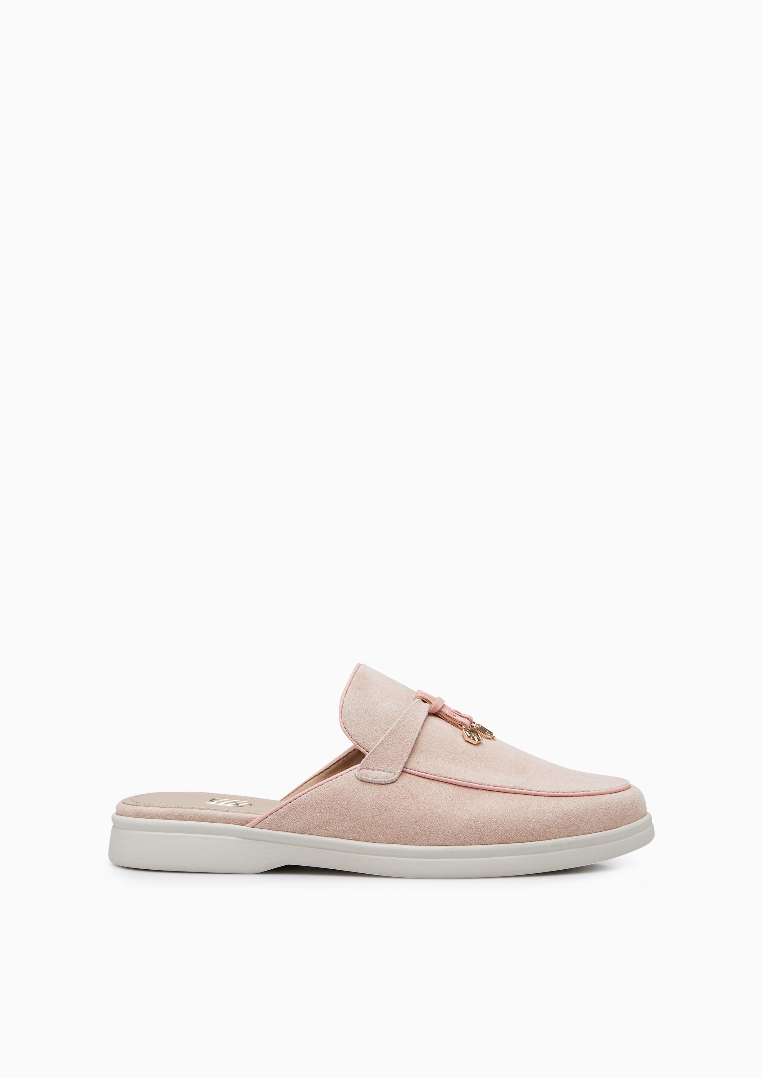 Lumi Slip On Infinite Flat Sandals Light Pink - Lyn TH