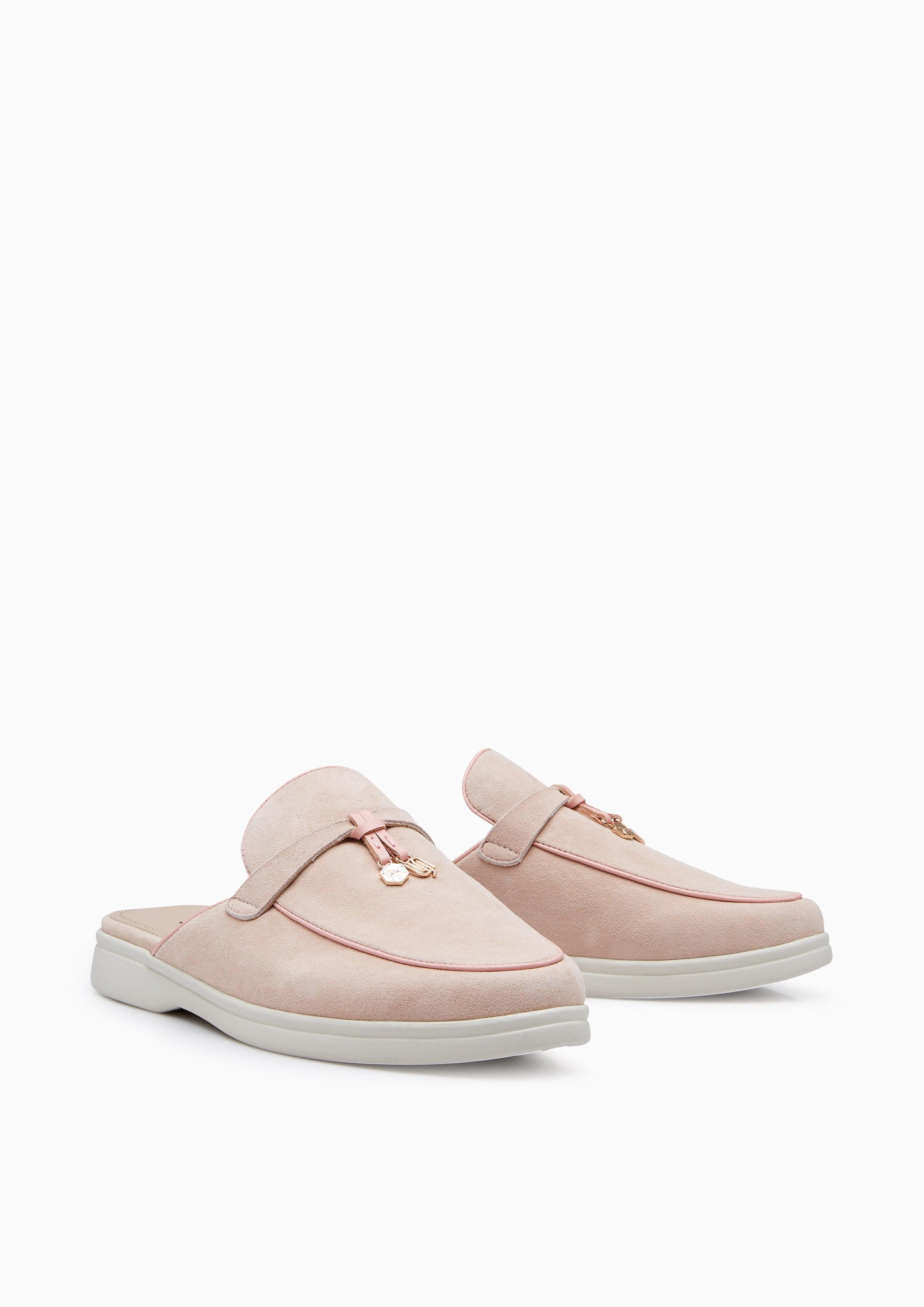 Lumi Slip On Infinite Flat Sandals Light Pink - Lyn TH