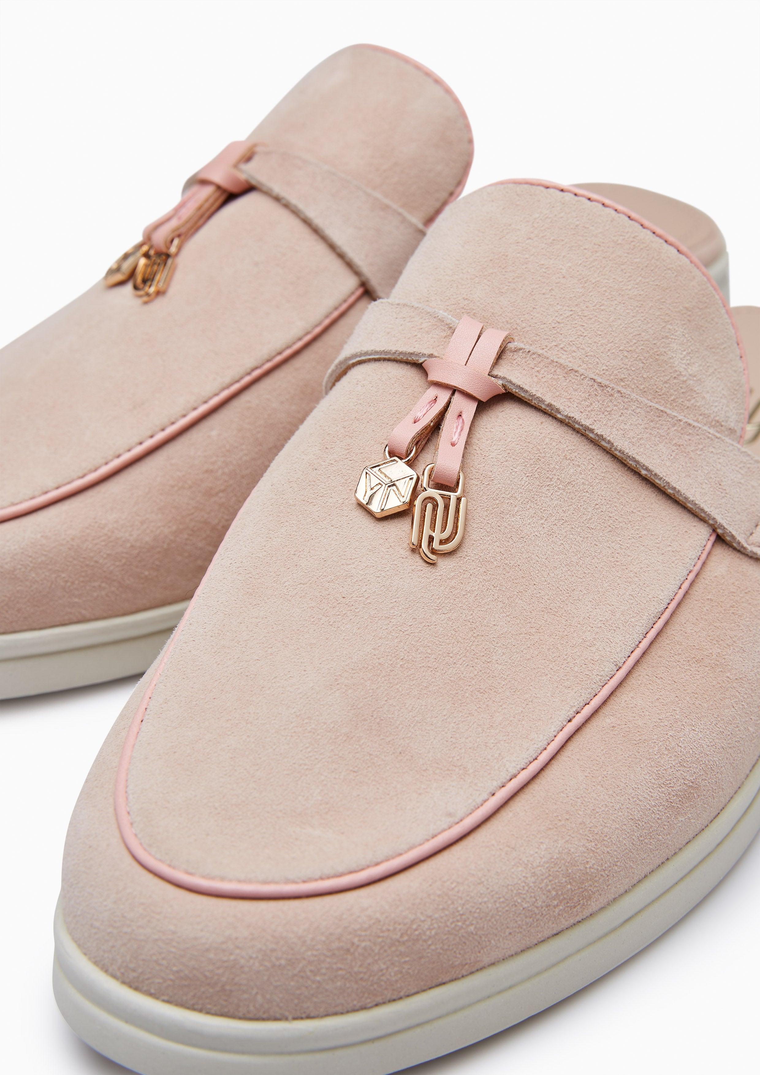 Lumi Slip On Infinite Flat Sandals Light Pink - Lyn TH