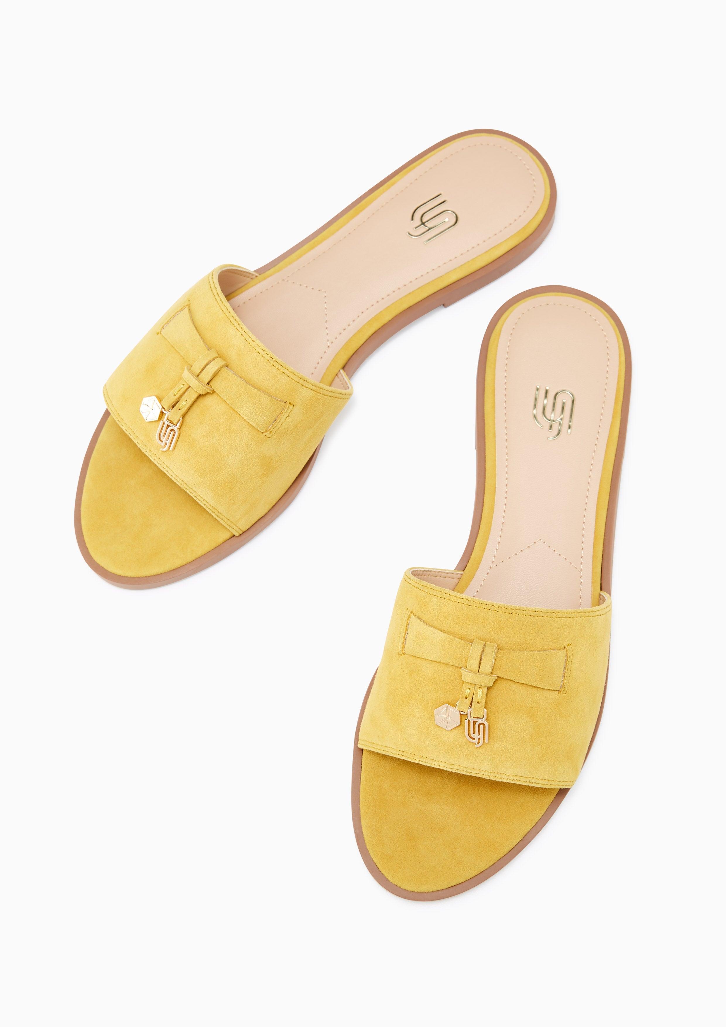 Lumi Infinite Flat Sandals Yellow - Lyn TH