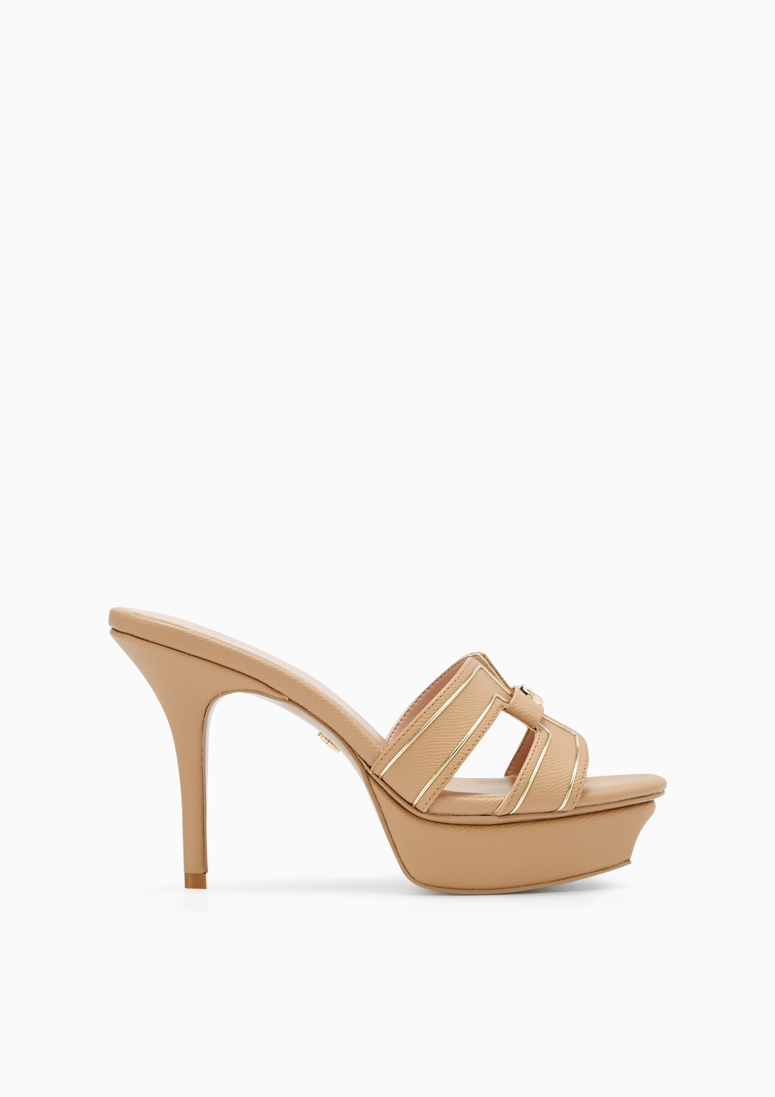 Hey Platform Heels Beige - Lyn TH