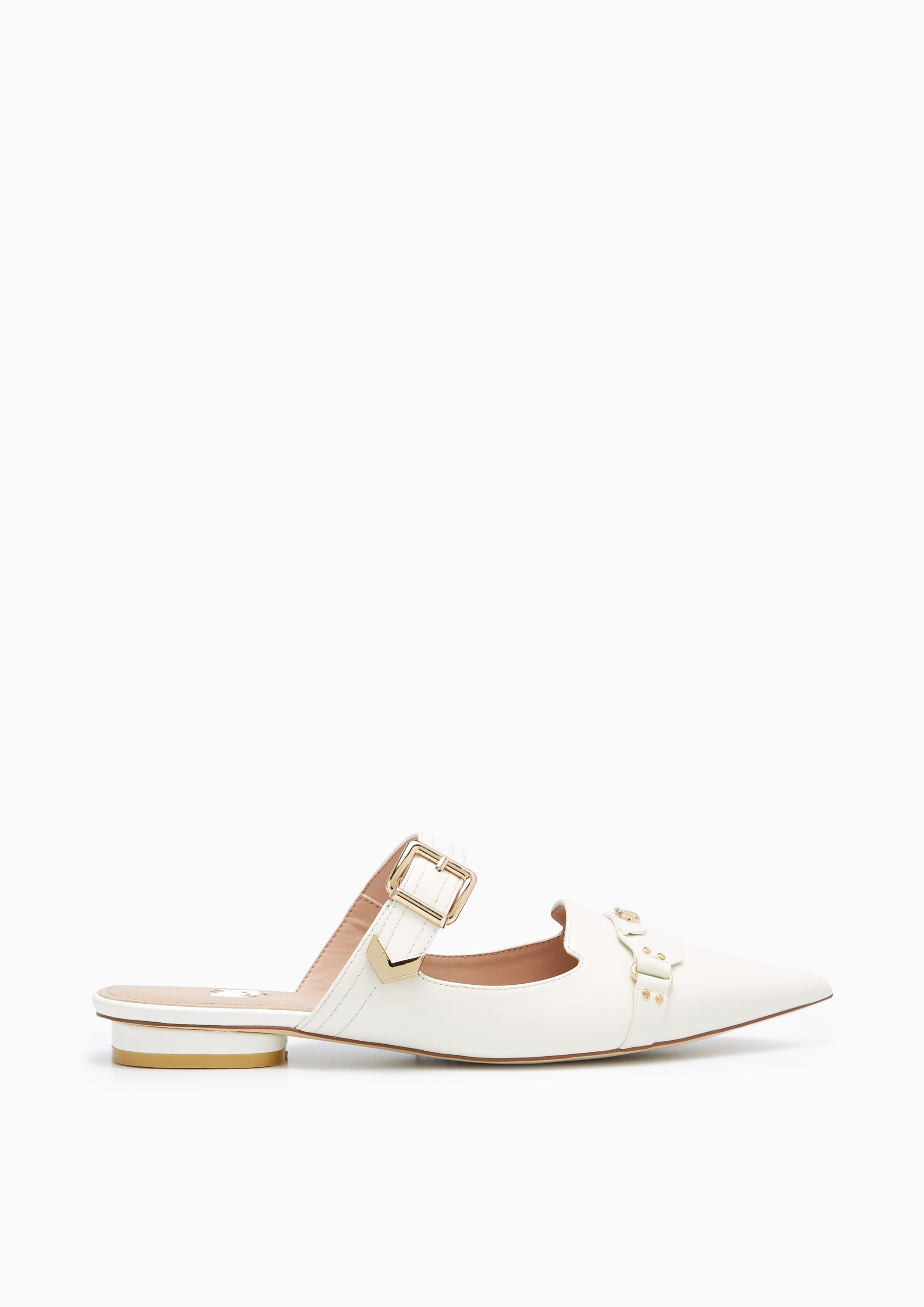 Raina Infinite Flat Sandals Ivory - Lyn TH