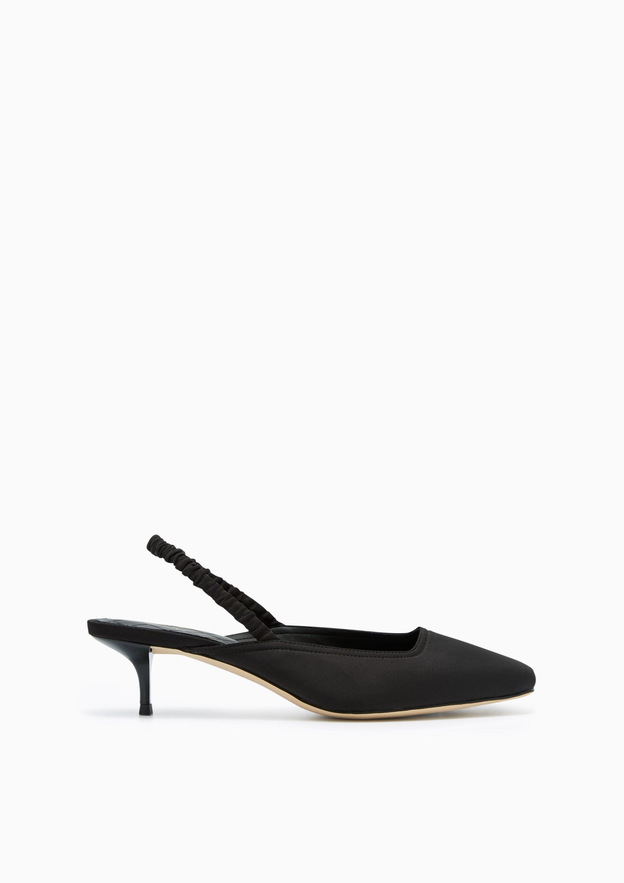 Bonus Low Heel Slingbacks Black - Lyn TH