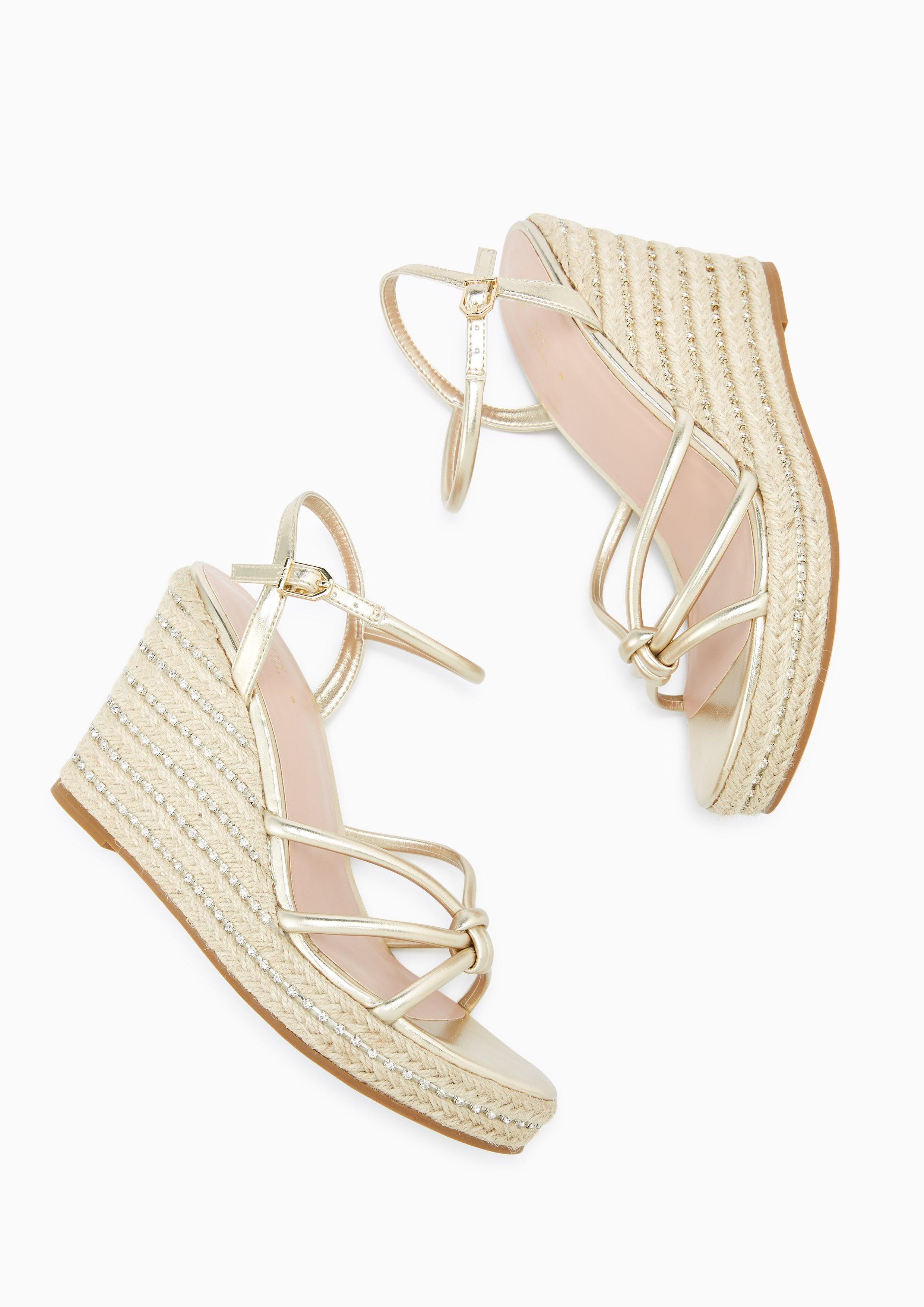 Bever Wedges Gold - Lyn TH