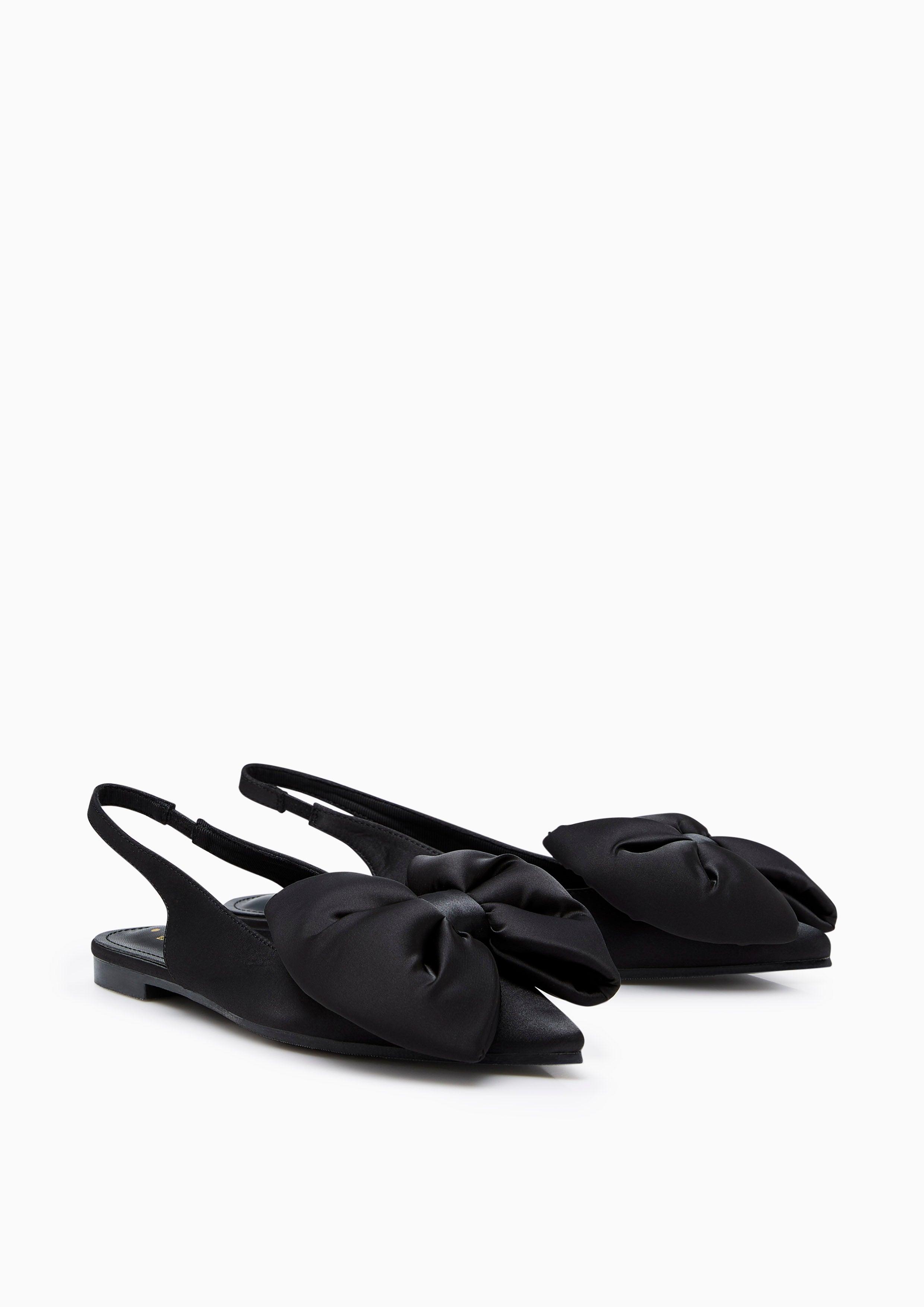 Bardou Flat Slingbacks Black