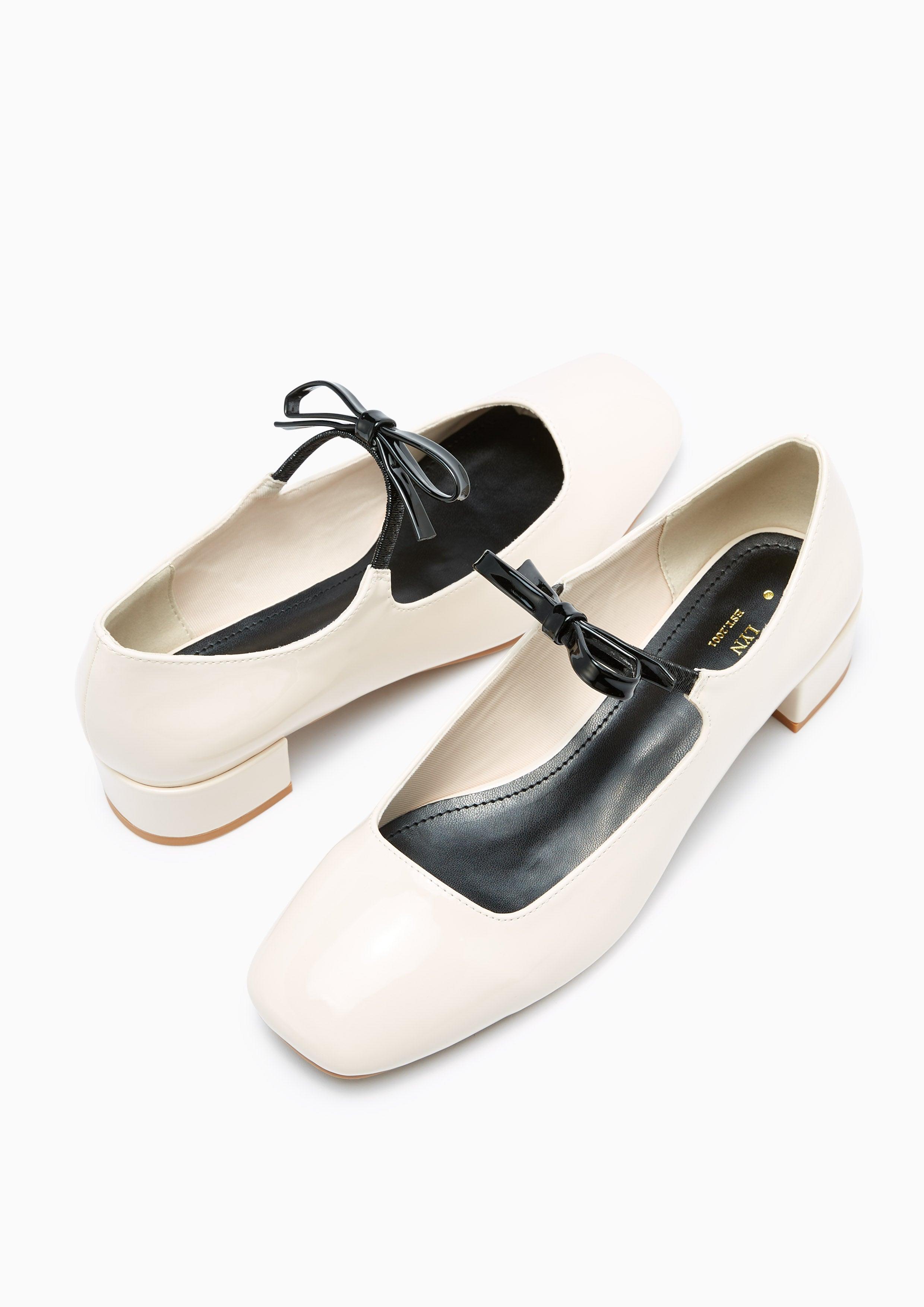 Baraka Ballerinas Ivory - Lyn TH