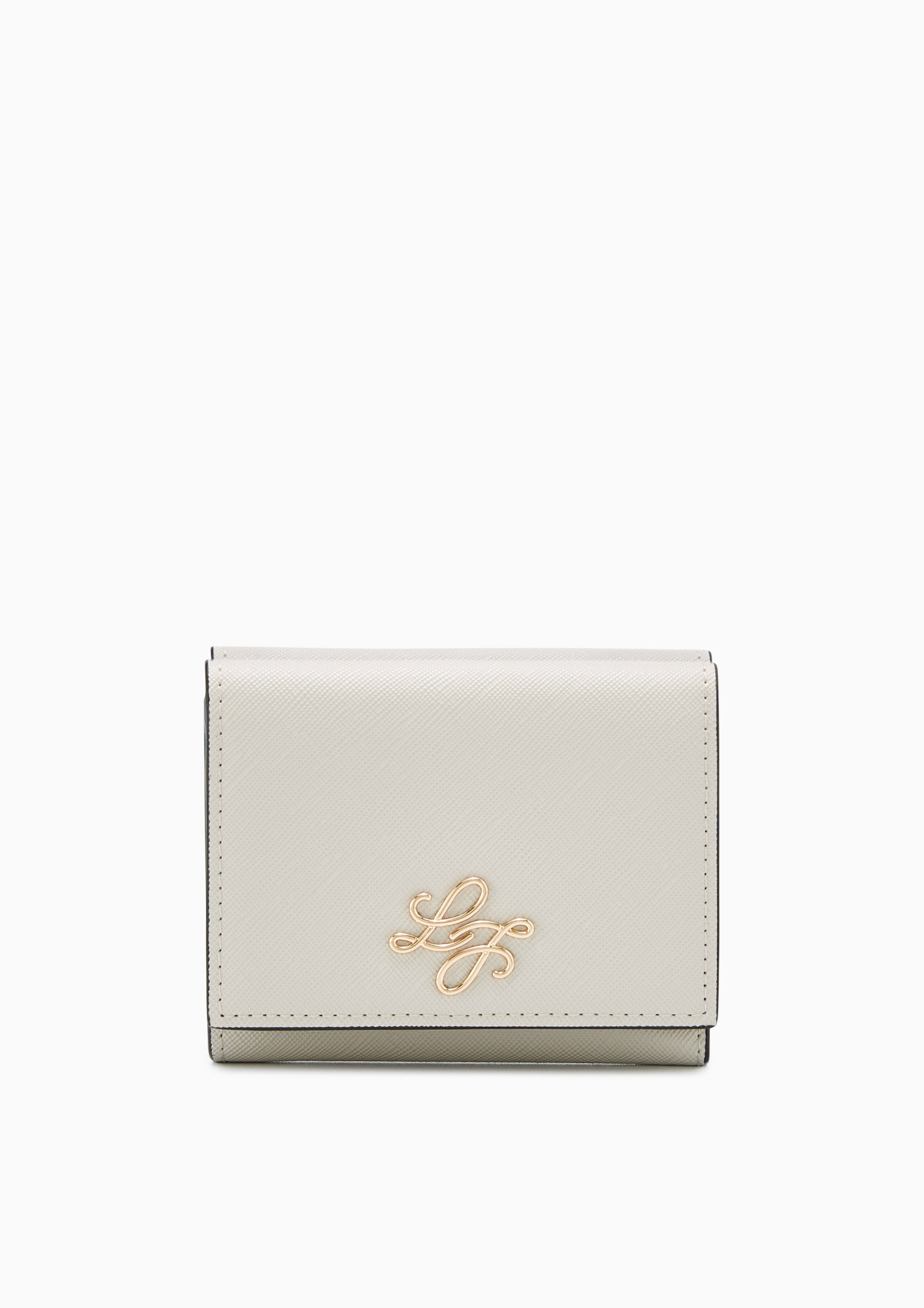 Tove Trifold Short Wallet Light Grey - Lyn TH