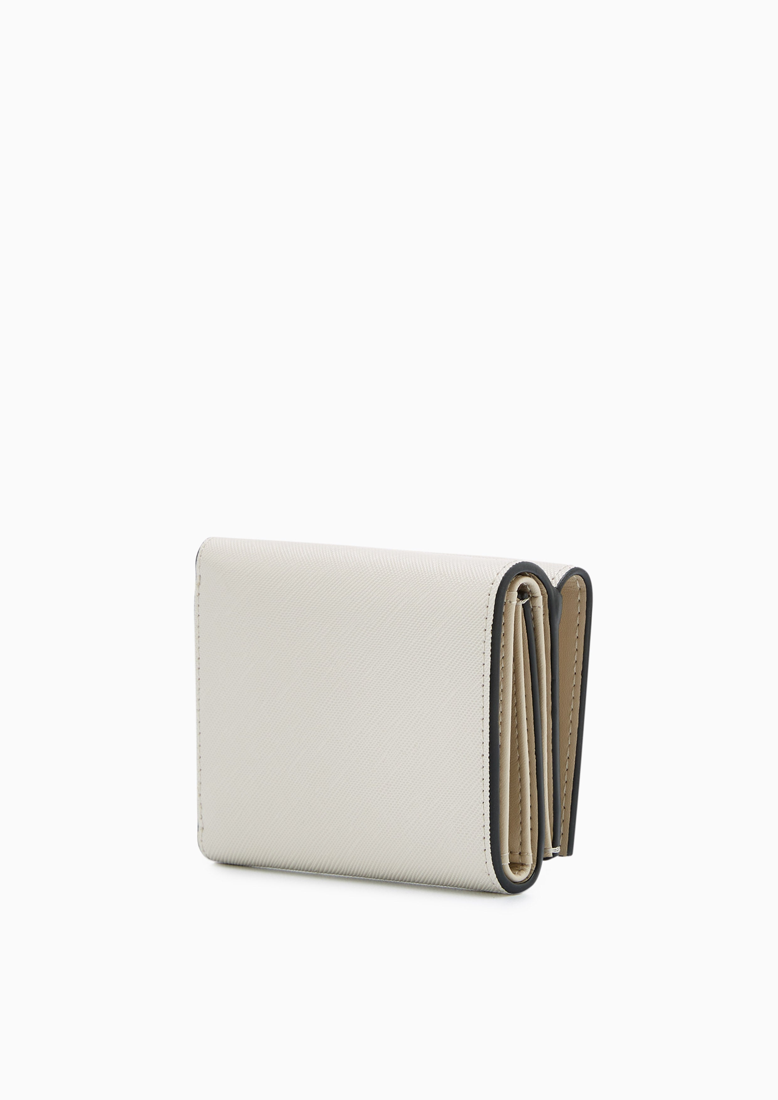 Tove Trifold Short Wallet Light Grey - Lyn TH