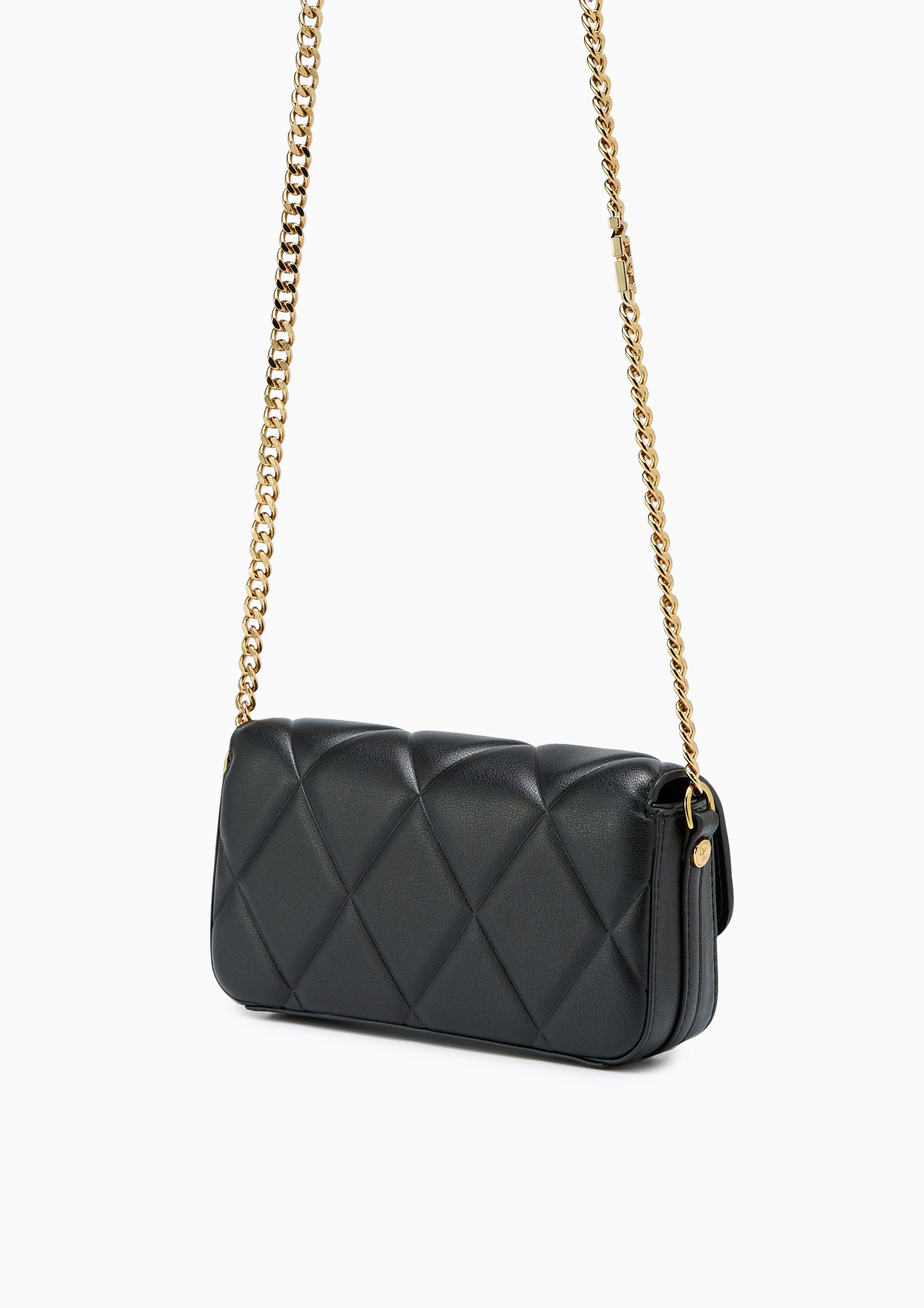 Rexha Flap Phone Wallet On Chain Black - Lyn TH