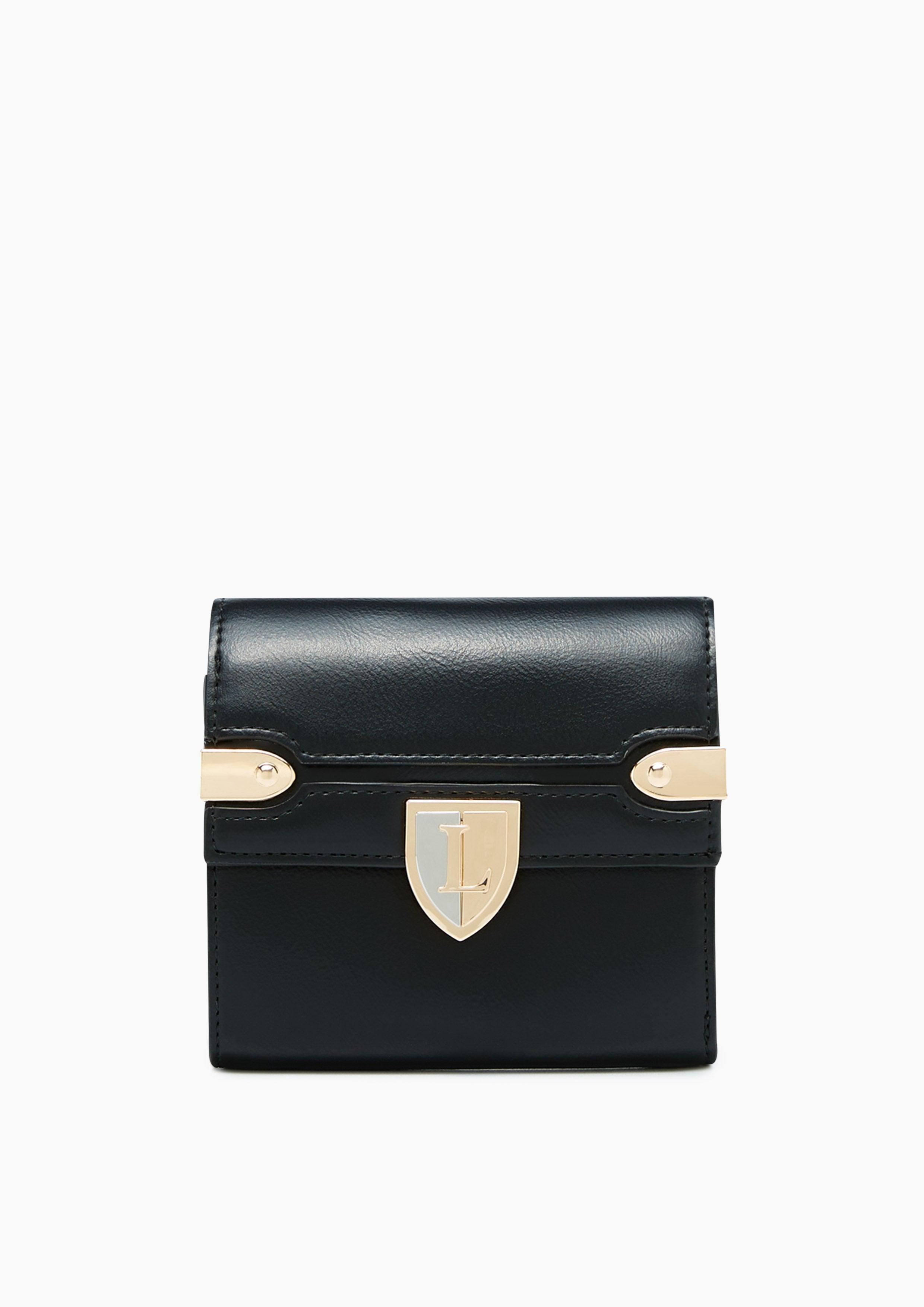 Vezio Short Wallet Black - Lyn TH