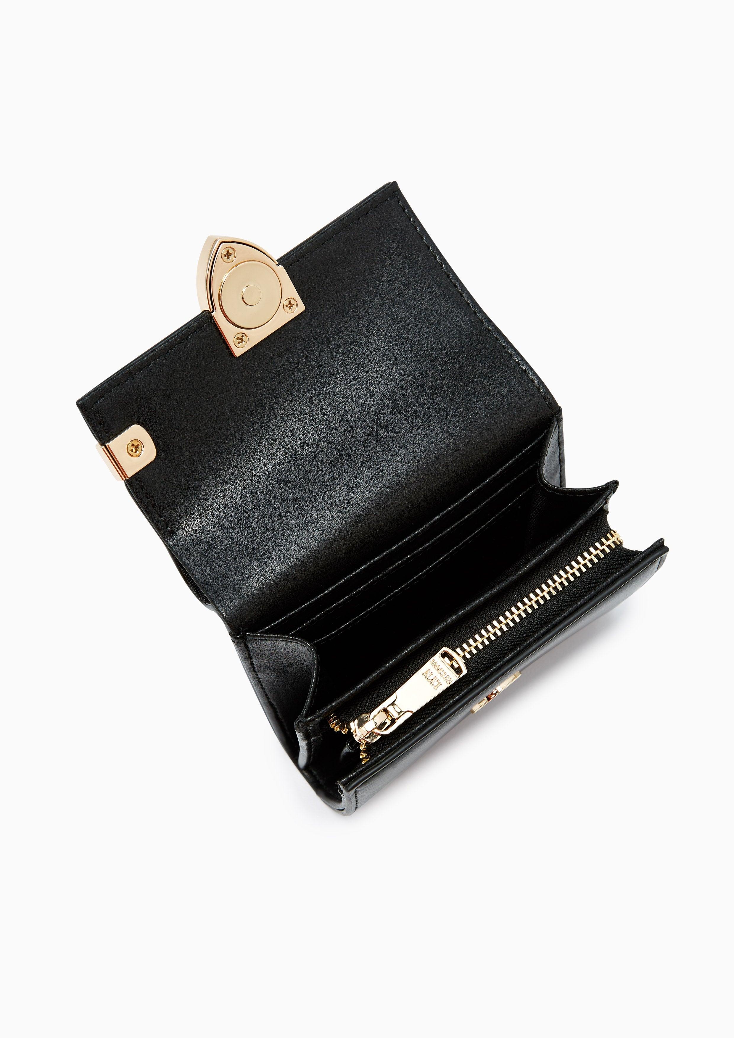 Vezio Short Wallet Black - Lyn TH