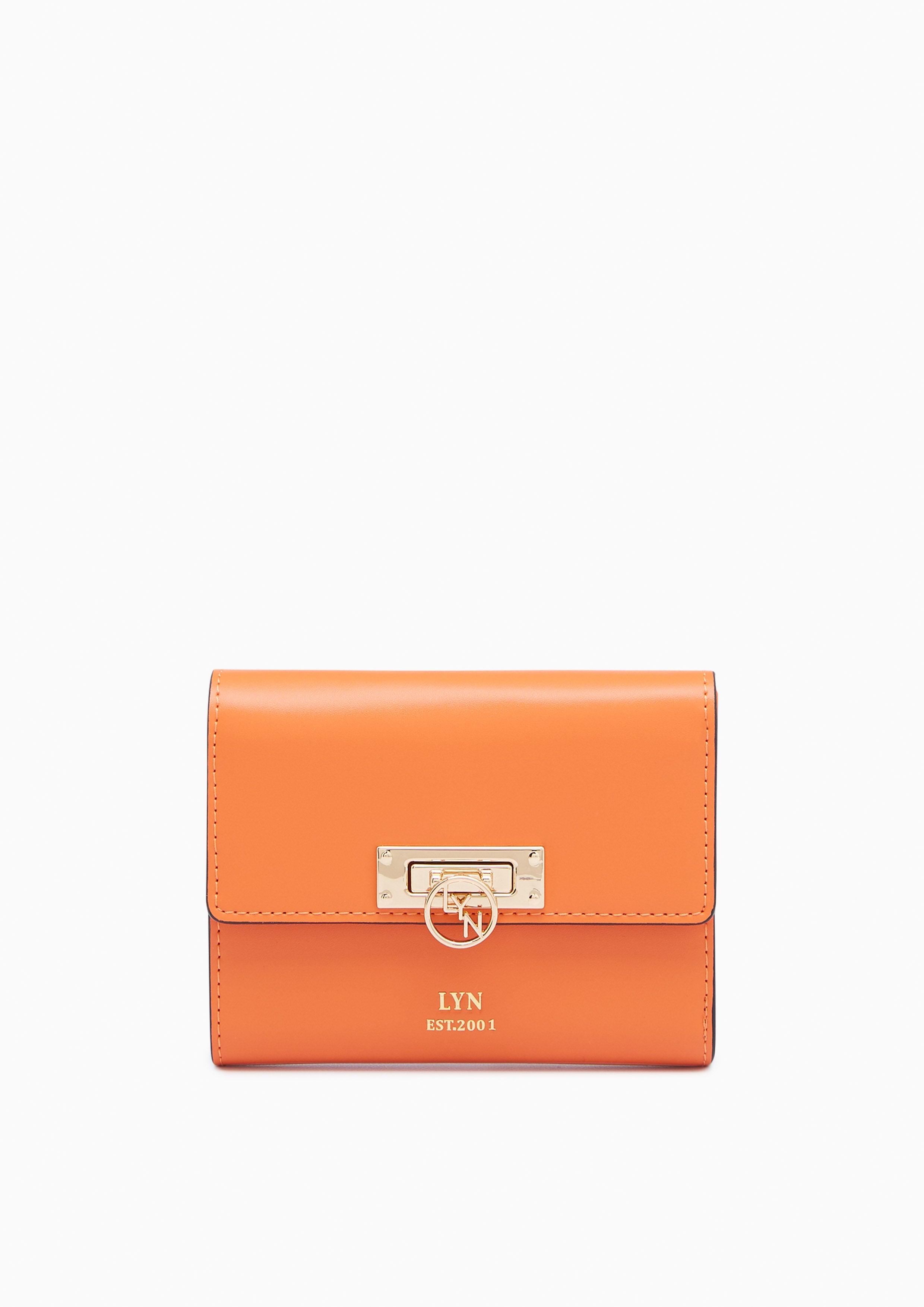 Alana Short Wallet Dark Orange - Lyn TH