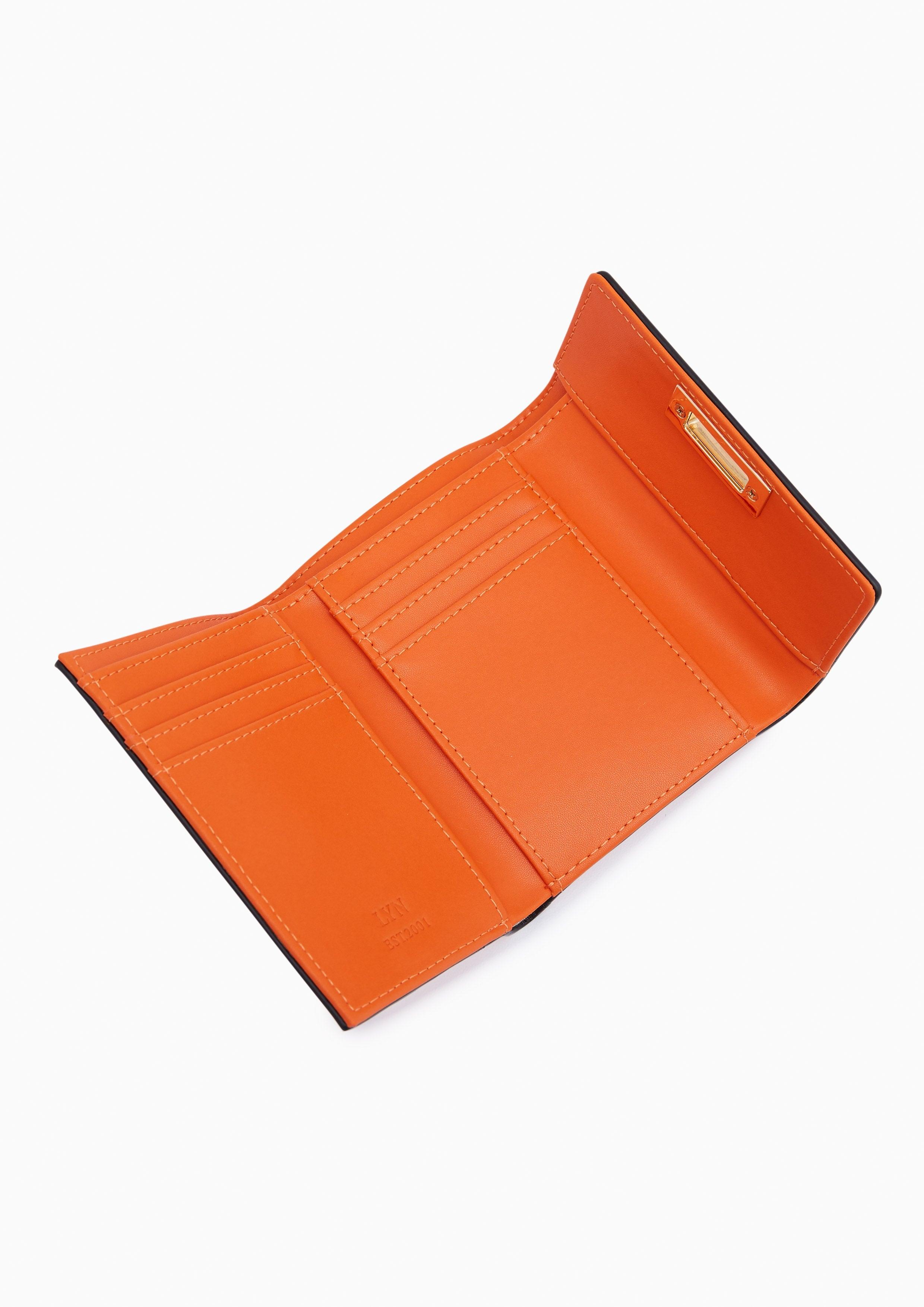 Alana Short Wallet Dark Orange - Lyn TH