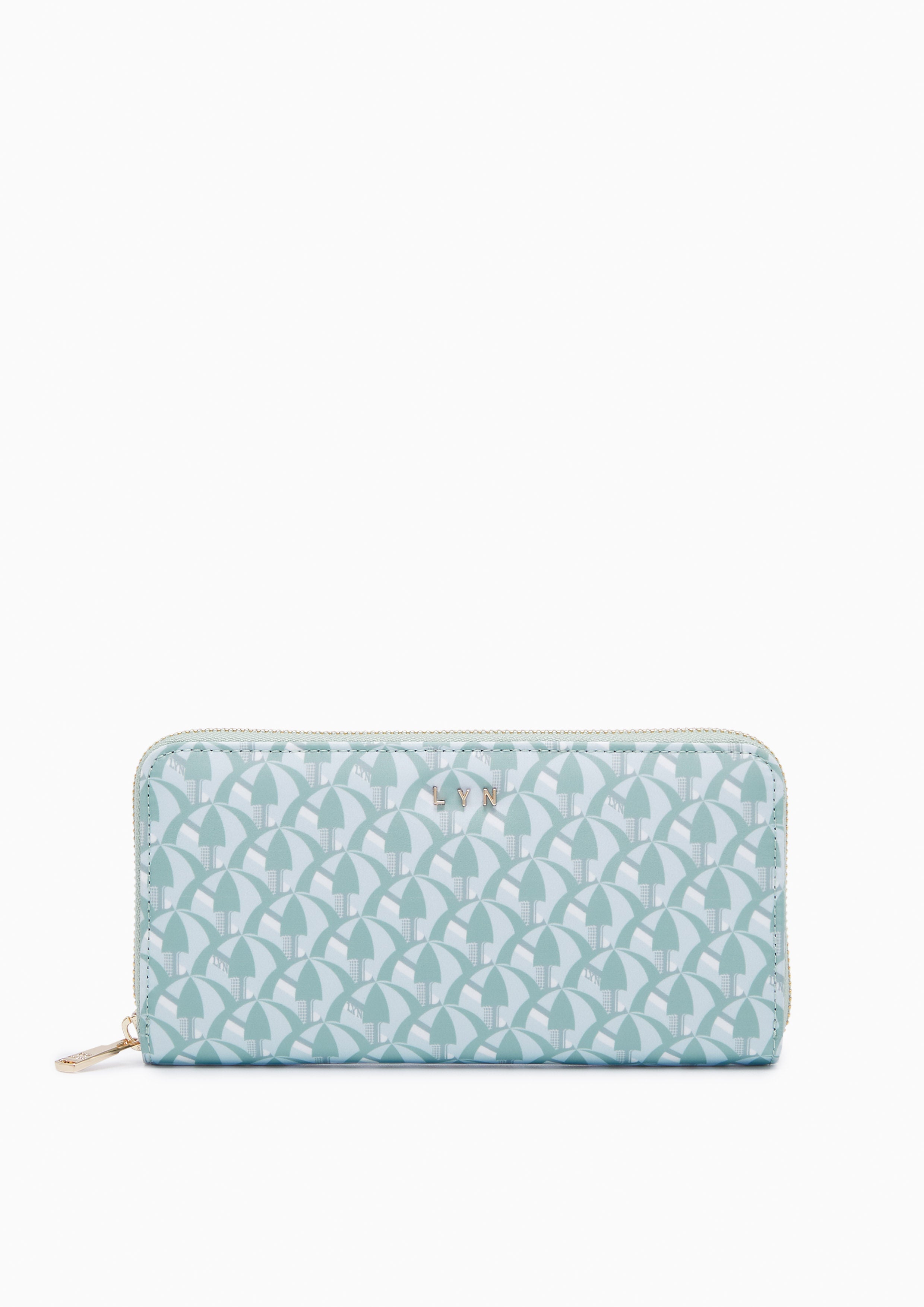 Solana Long Wallet Printed Green