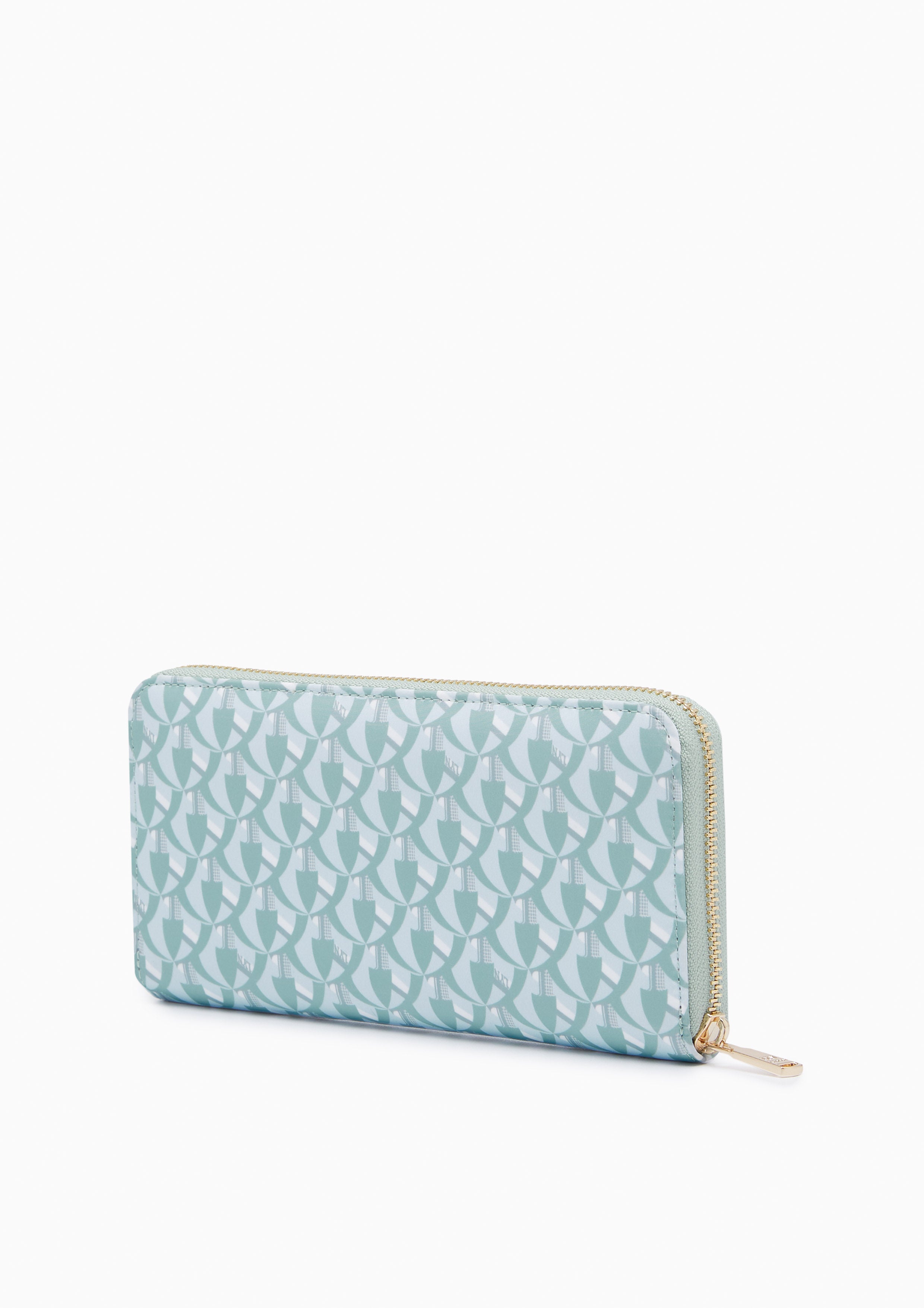 Solana Long Wallet Printed Green