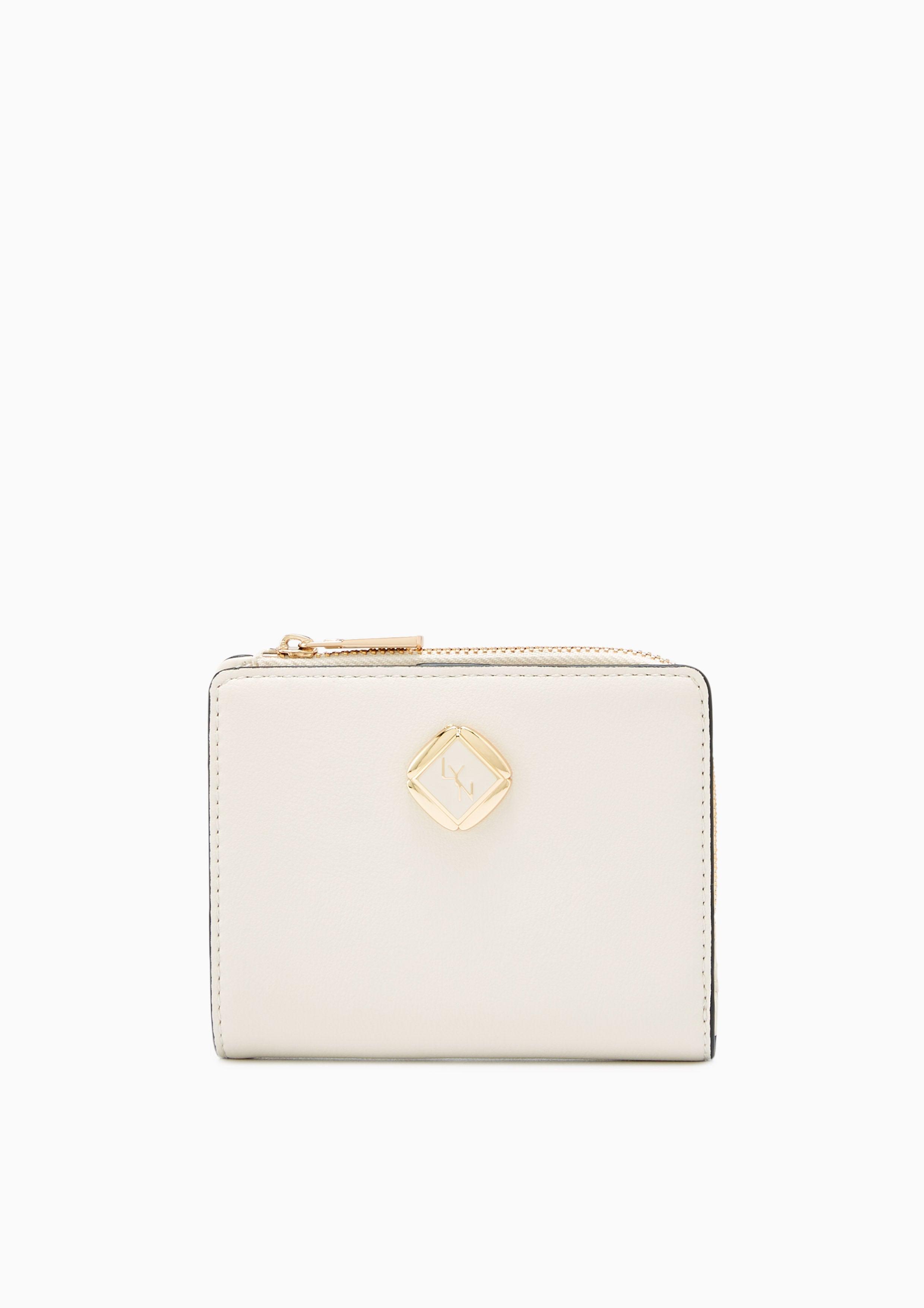 Polka Short Wallet Ivory - Lyn TH