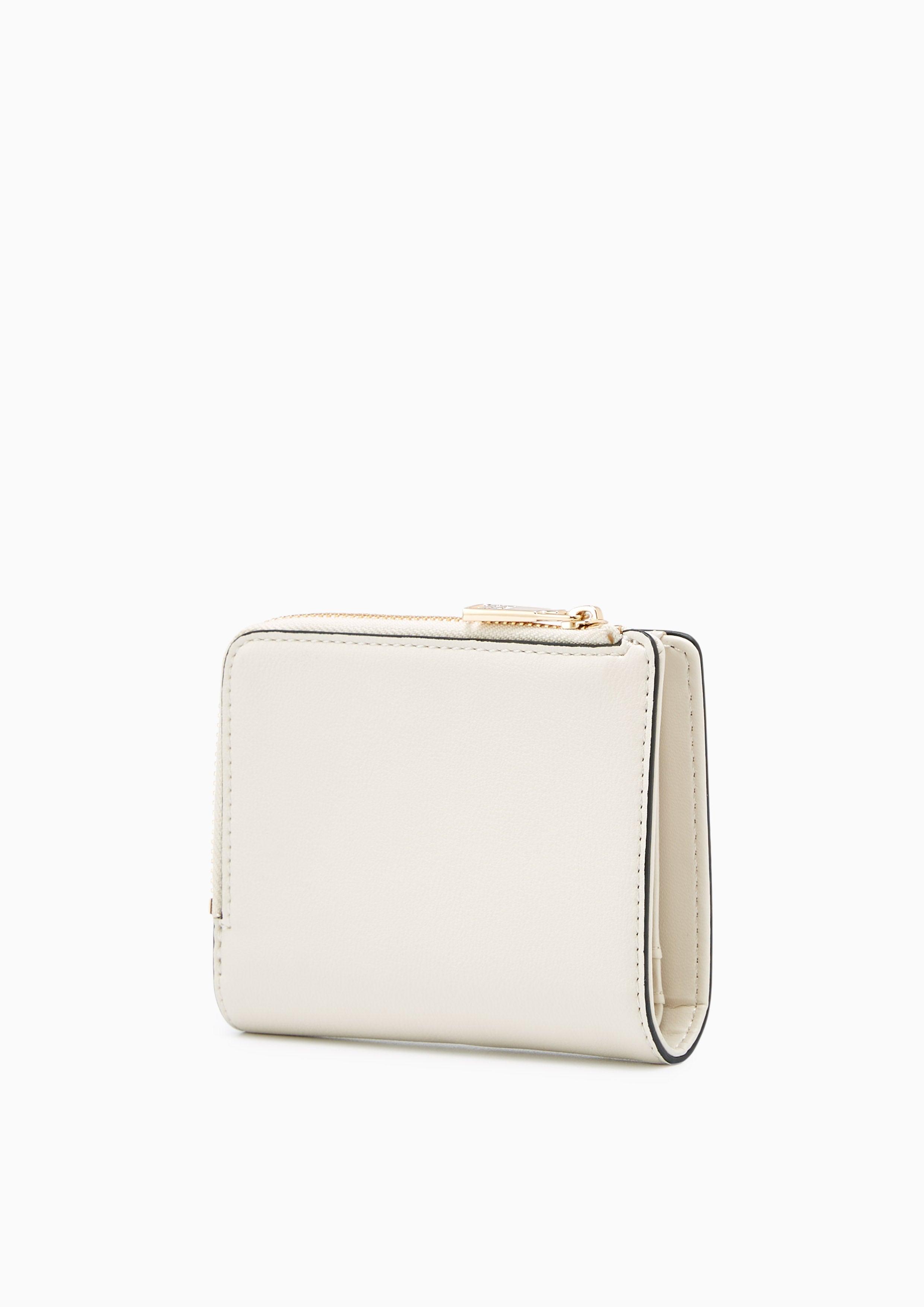 Polka Short Wallet Ivory - Lyn TH