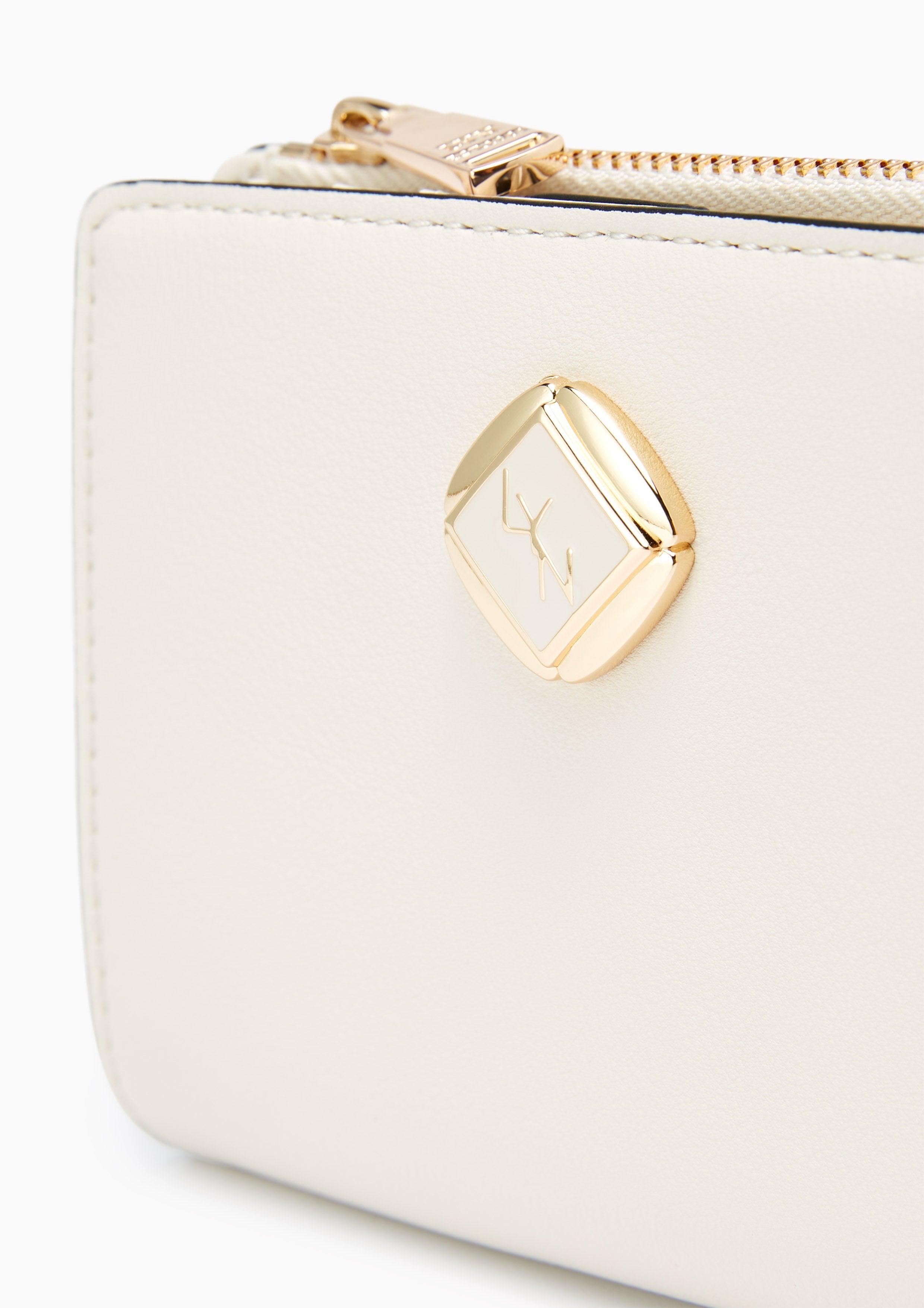 Polka Short Wallet Ivory - Lyn TH