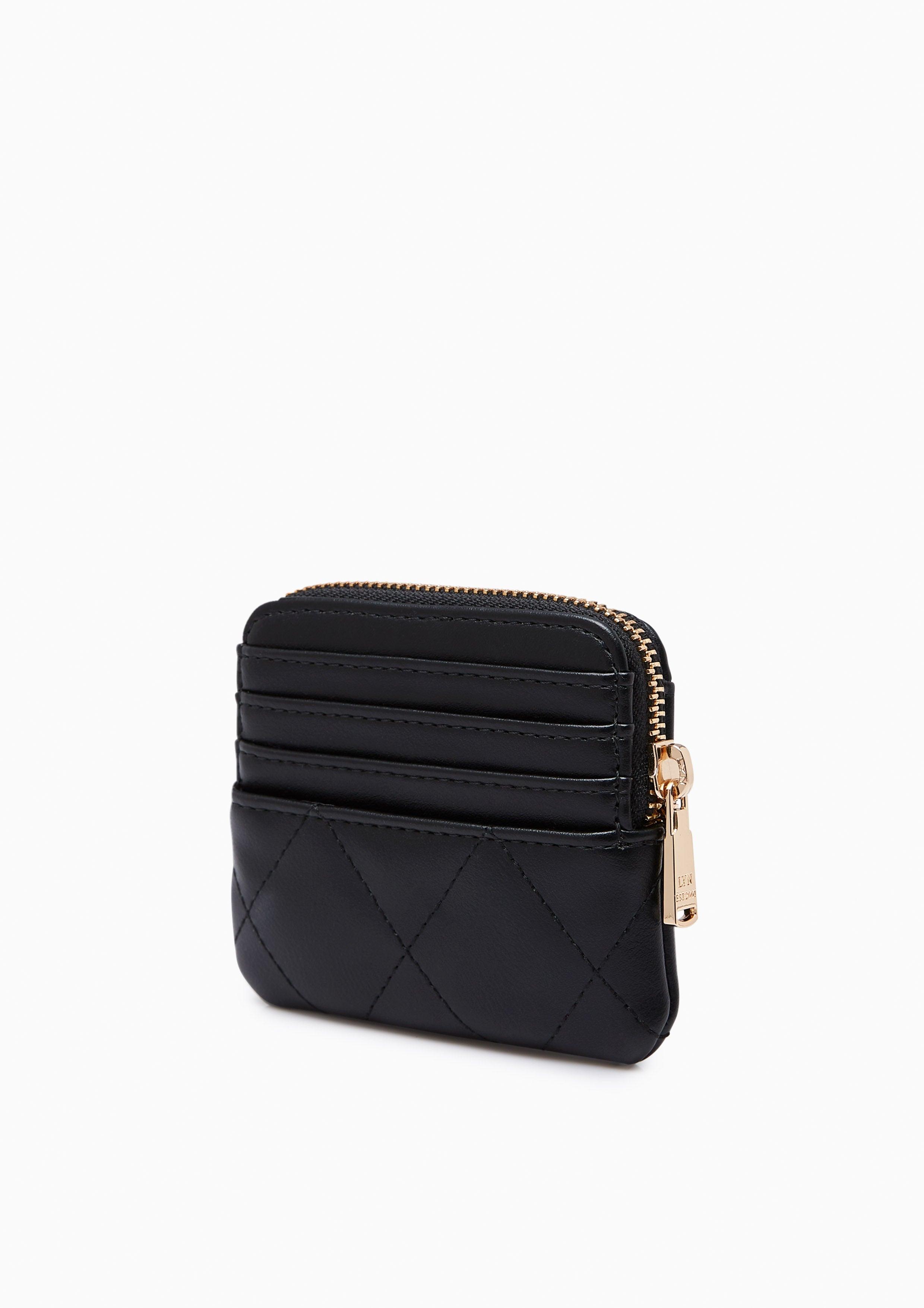 Sherlyn Zipped Coin Purse Black - Lyn TH