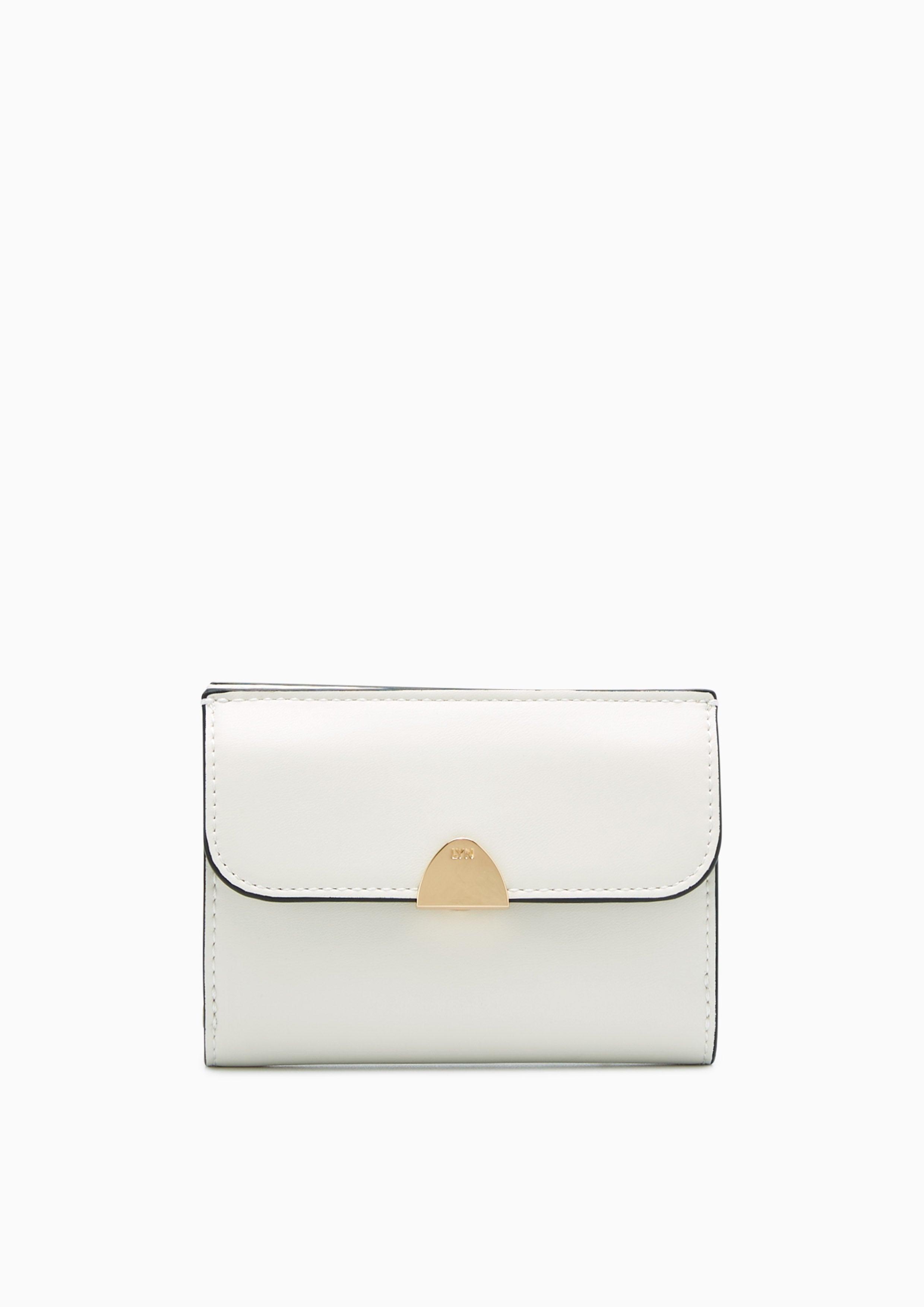 Amuse Short Wallet Ivory - Lyn TH