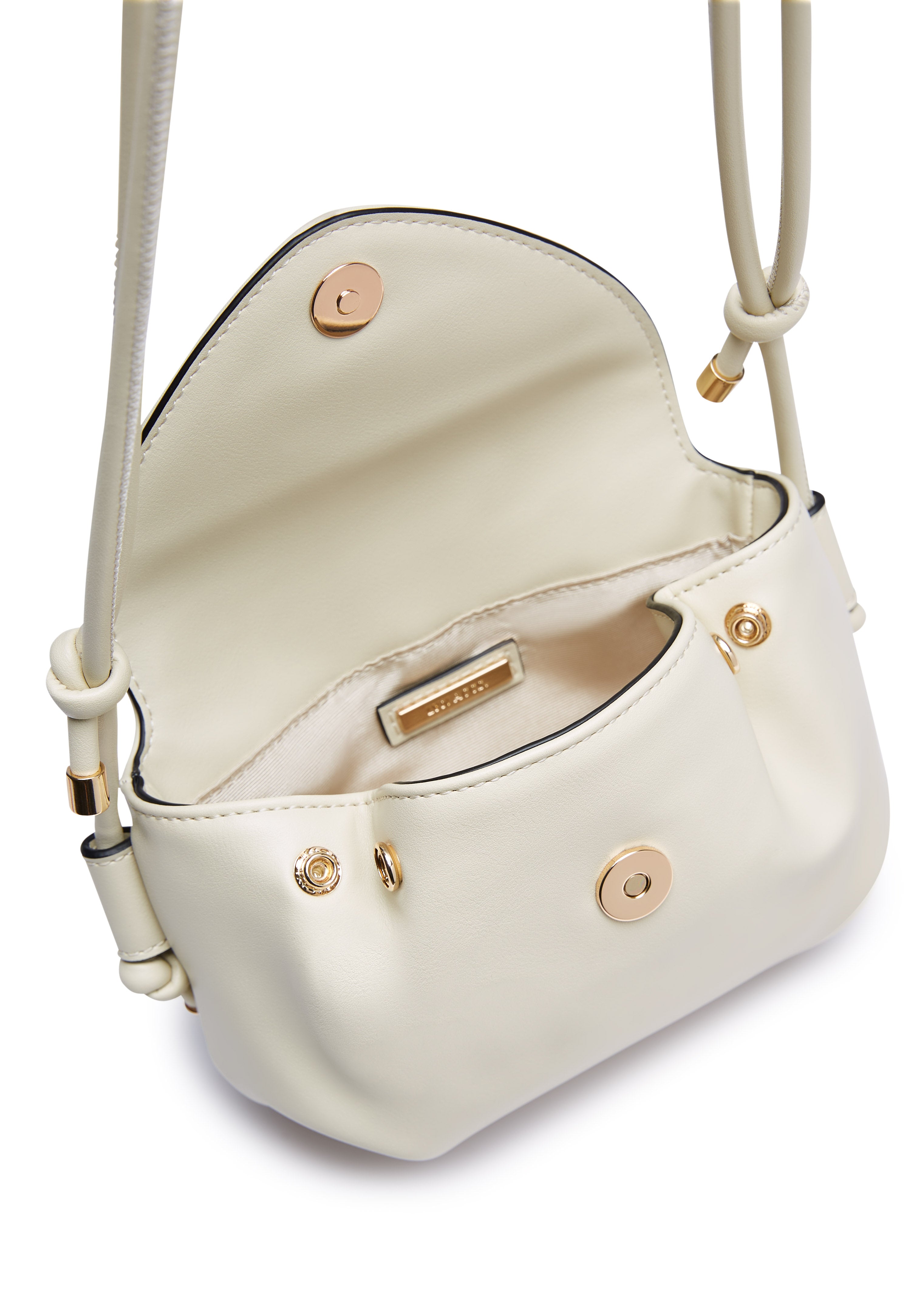 Alison Front Flap Crossbody Bag Beige - Lyn TH