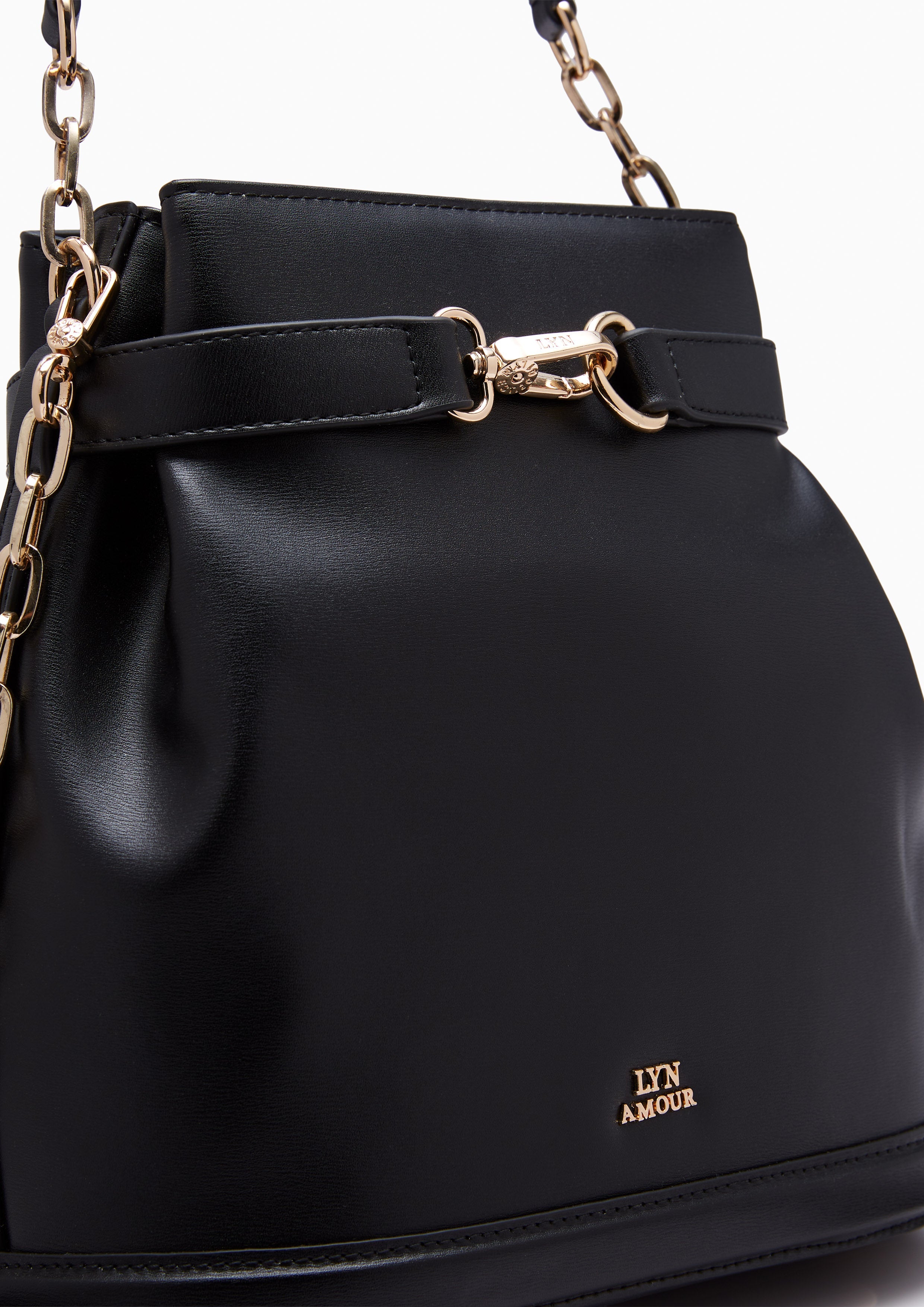 Maria S Bucket Bag Black - Lyn TH