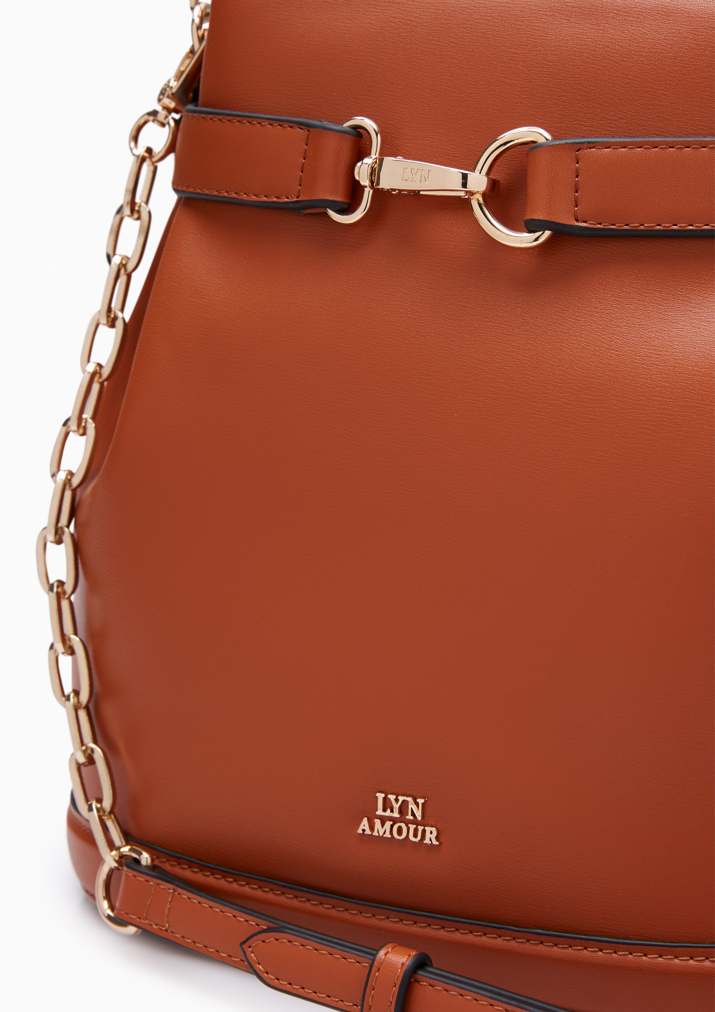 Maria S Bucket Bag Brown - Lyn TH