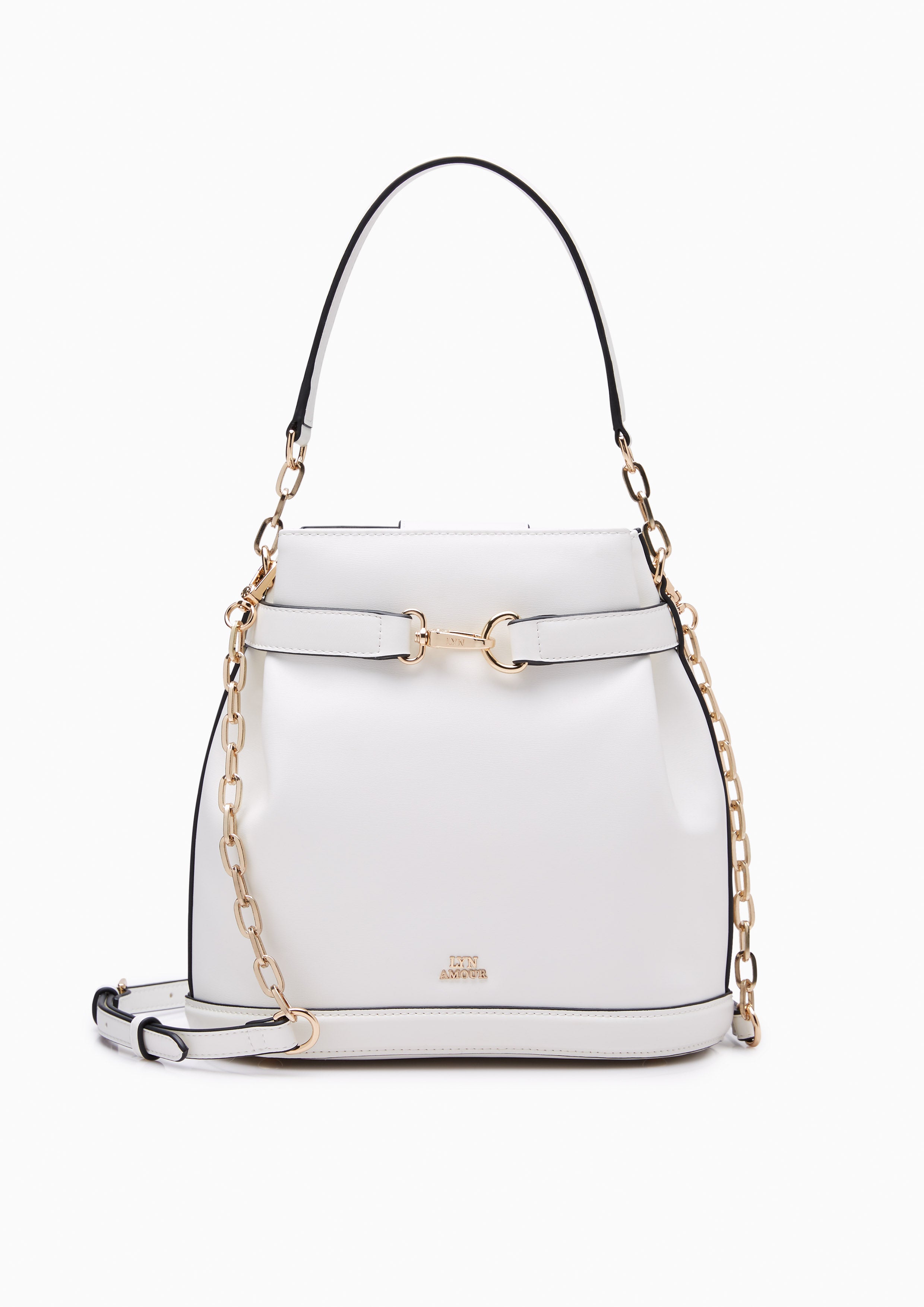 Maria S Bucket Bag Ivory - Lyn TH