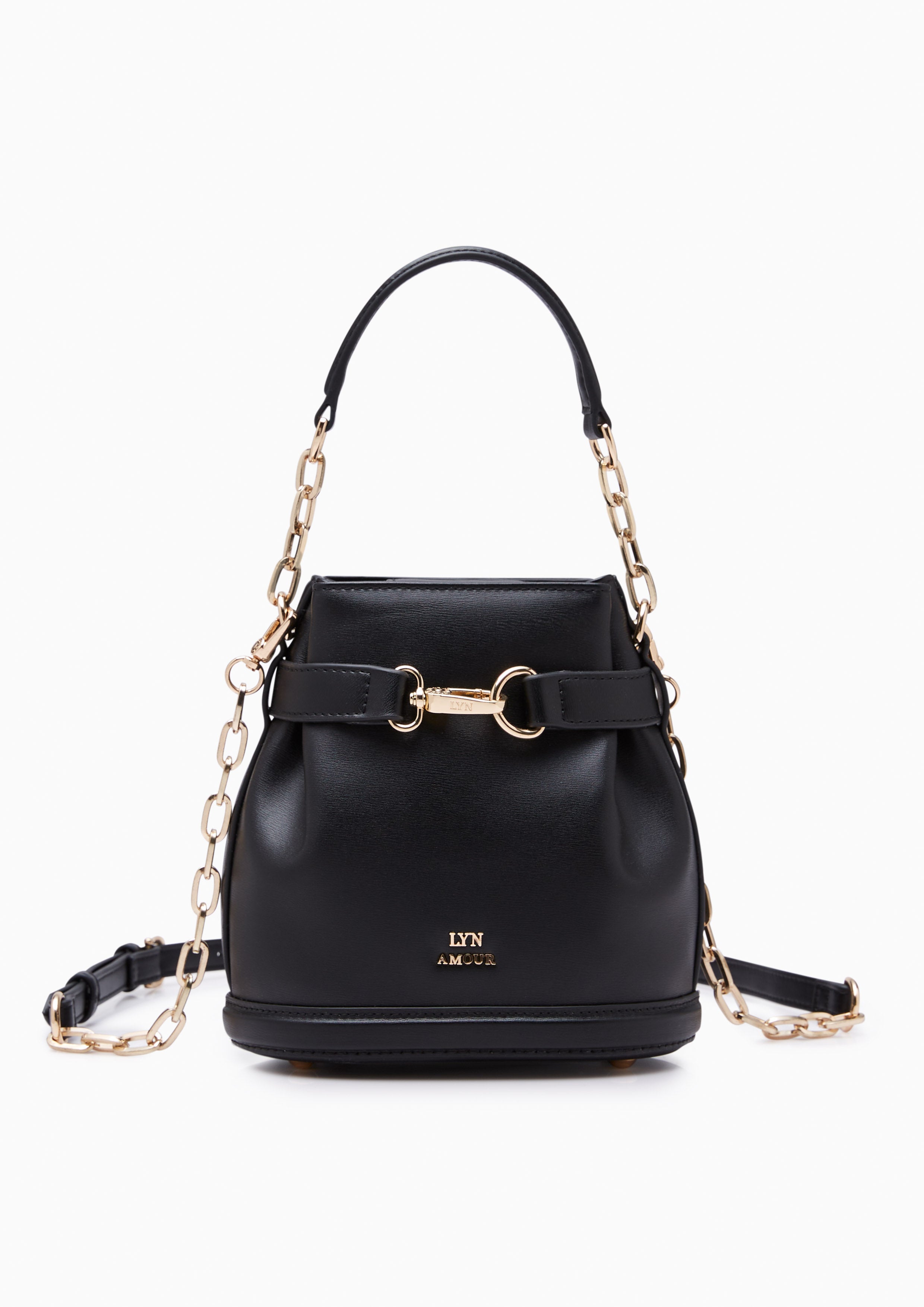 Maria Mini Bucket Bag Black - Lyn TH