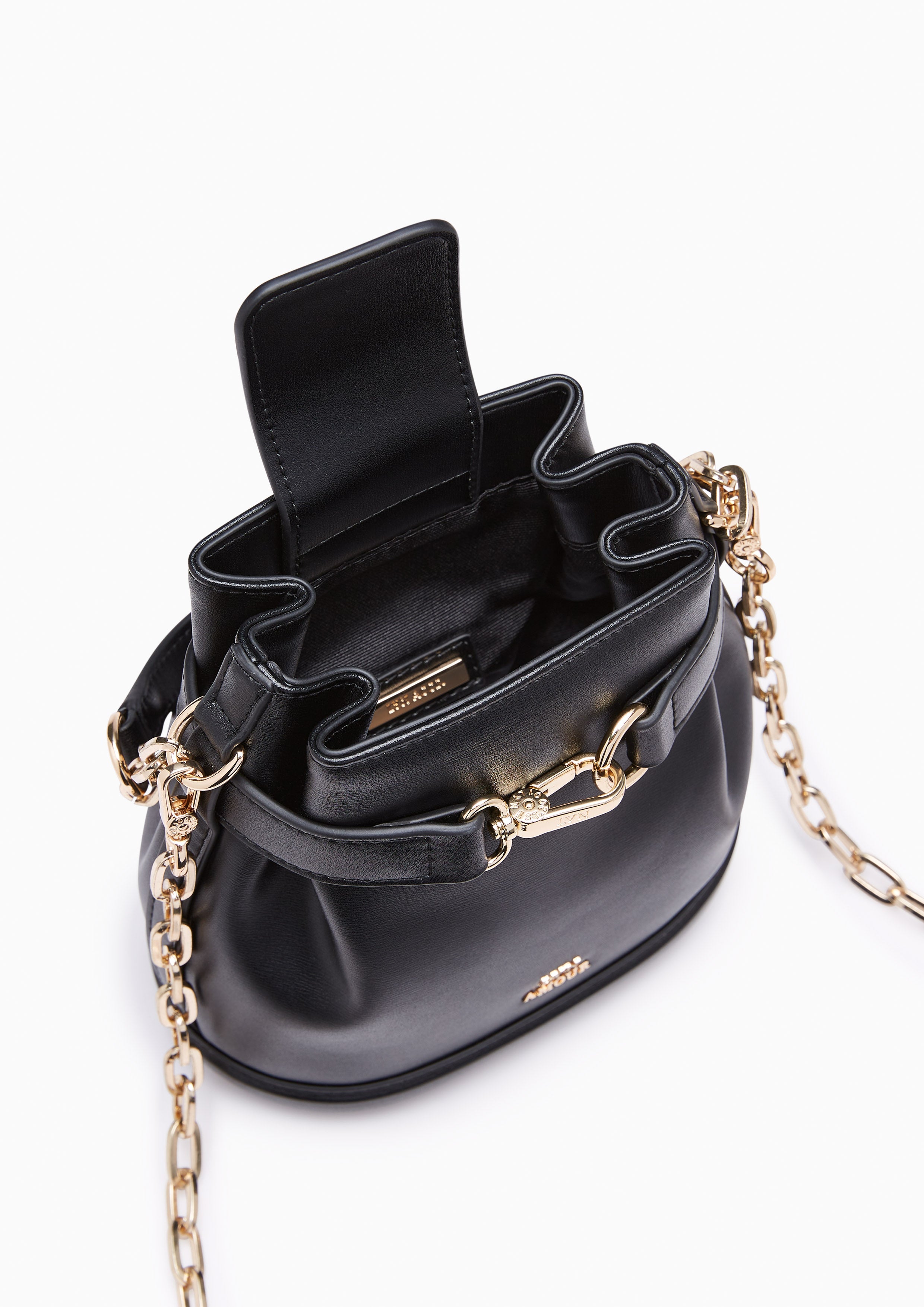 Maria Mini Bucket Bag Black - Lyn TH