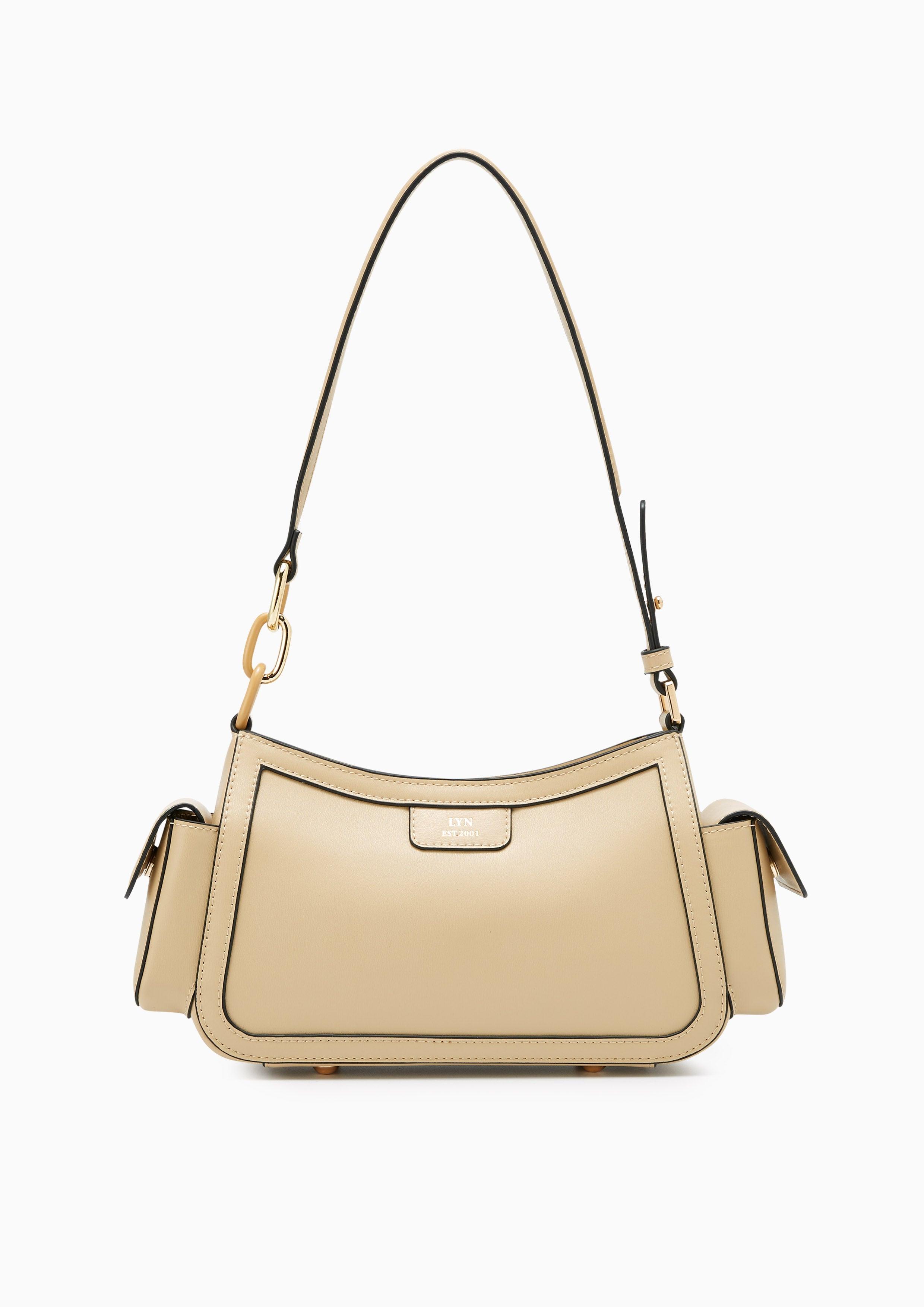 Jocelyn Shoulder Bag Beige - Lyn TH