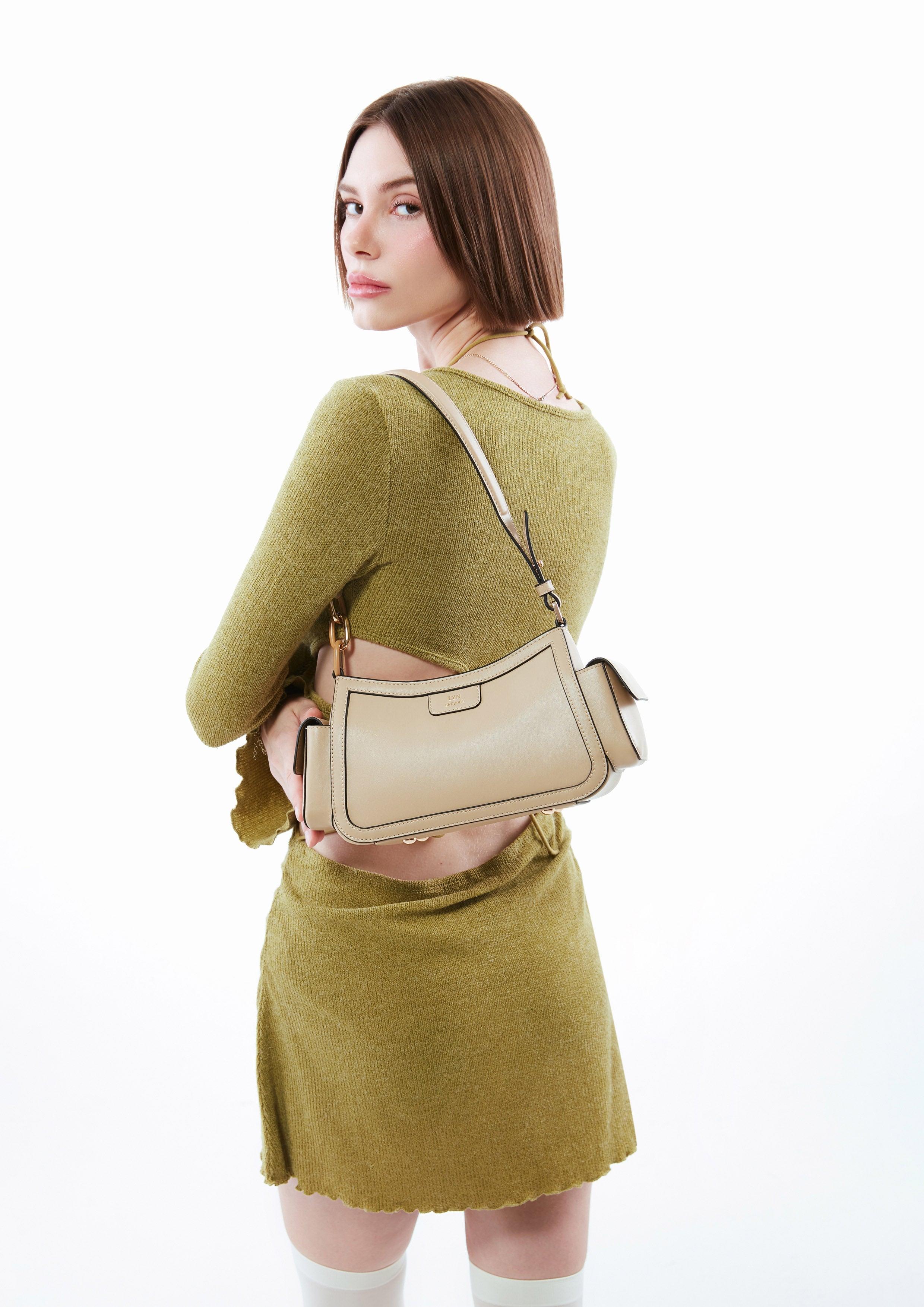 Jocelyn Shoulder Bag Beige - Lyn TH