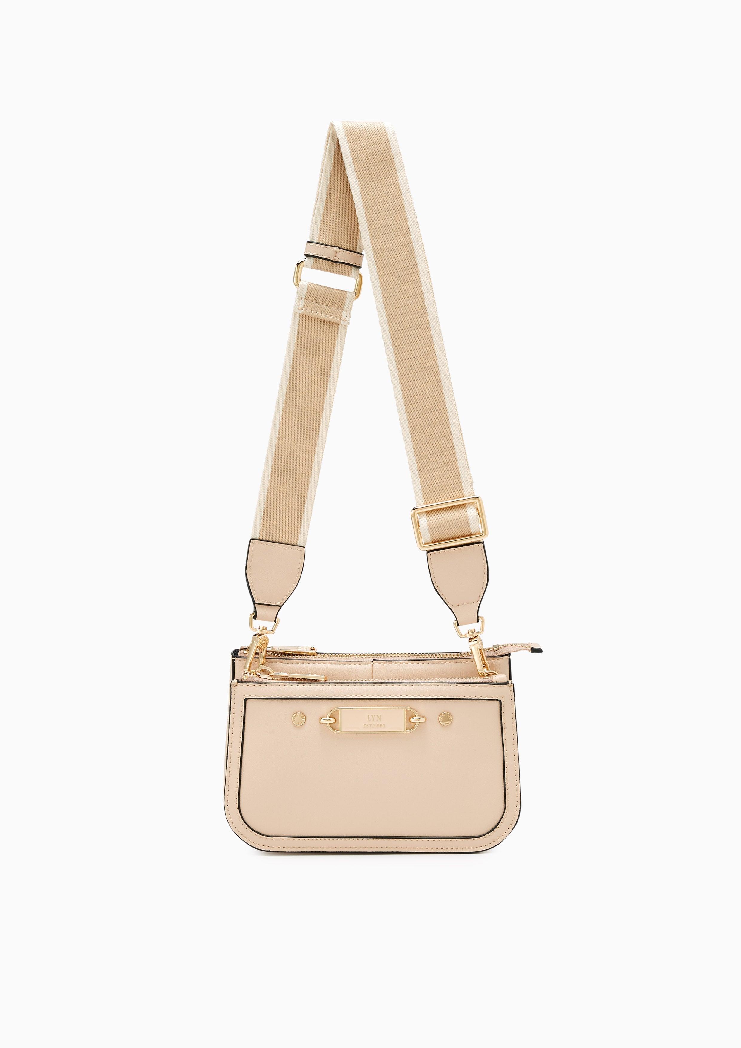 Marina S Crossbody Bag Beige - Lyn TH