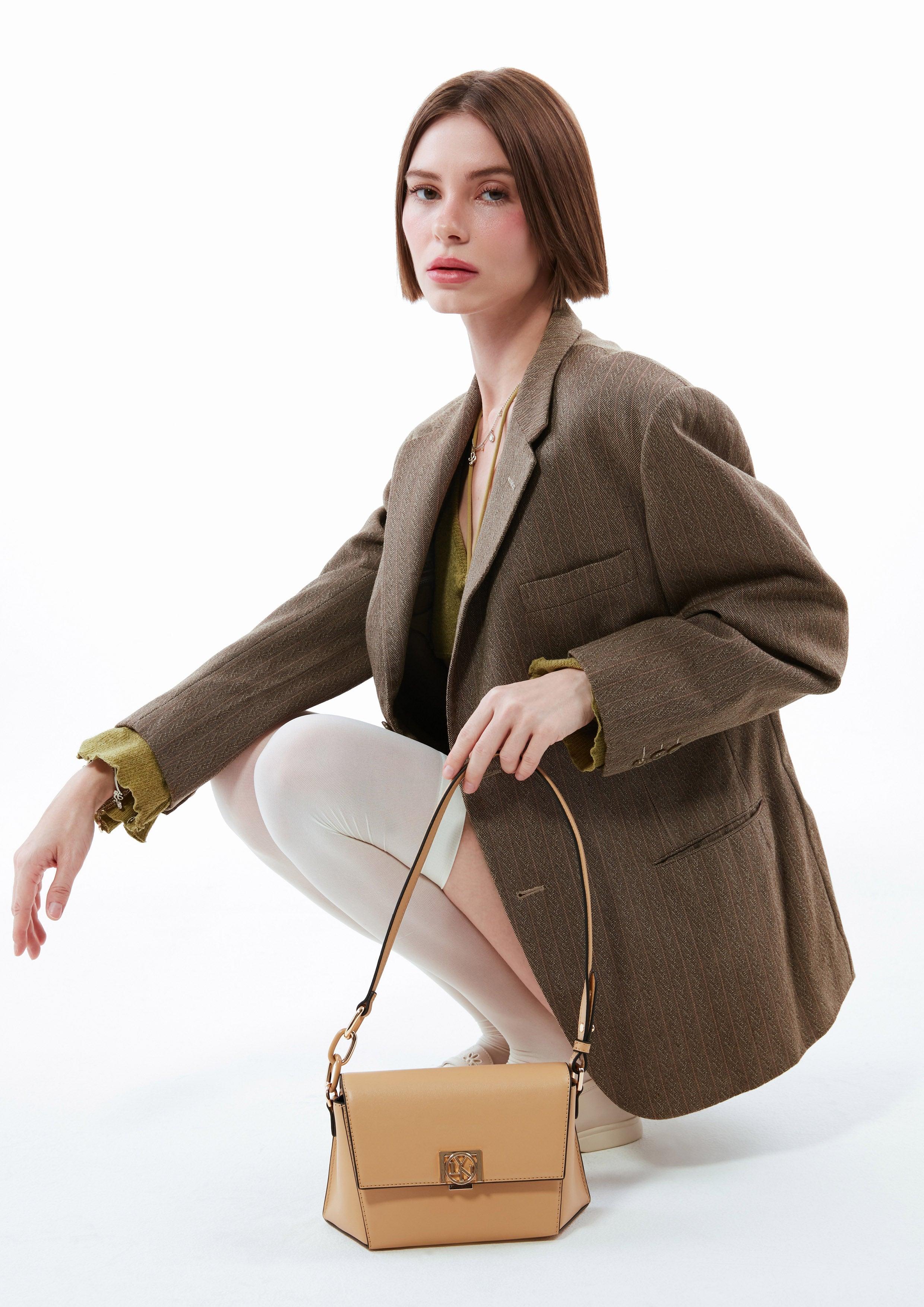 Sista S Shoulder Bag Beige - Lyn TH