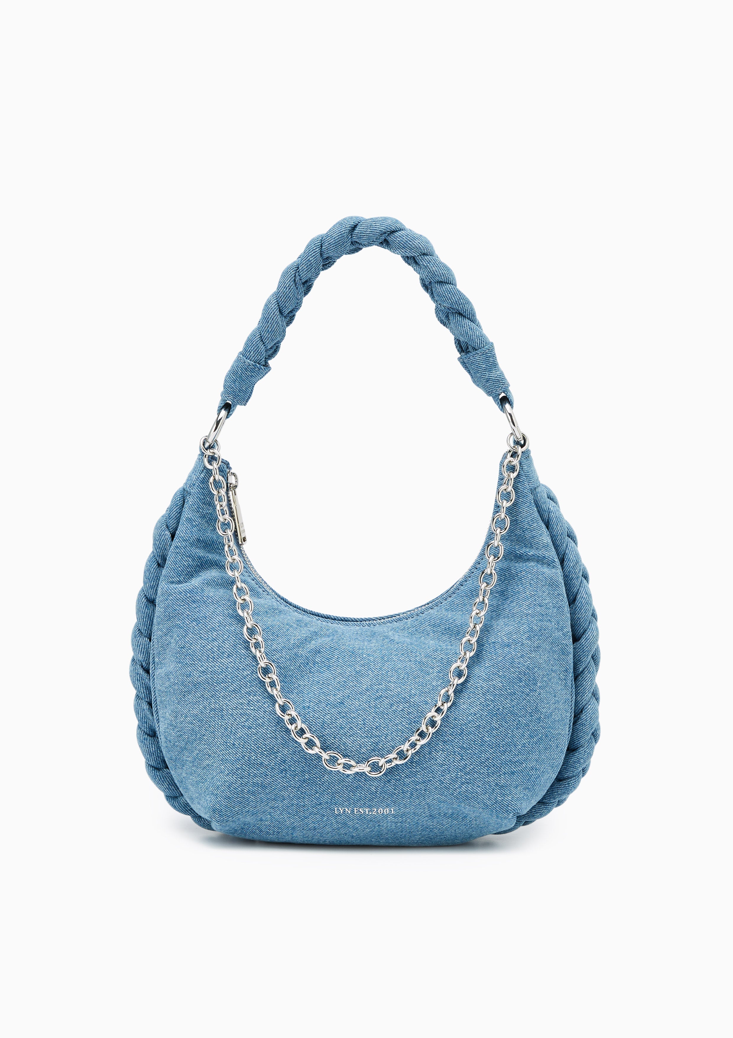 Croft Hobo Crossbody Bag Blue - Lyn TH