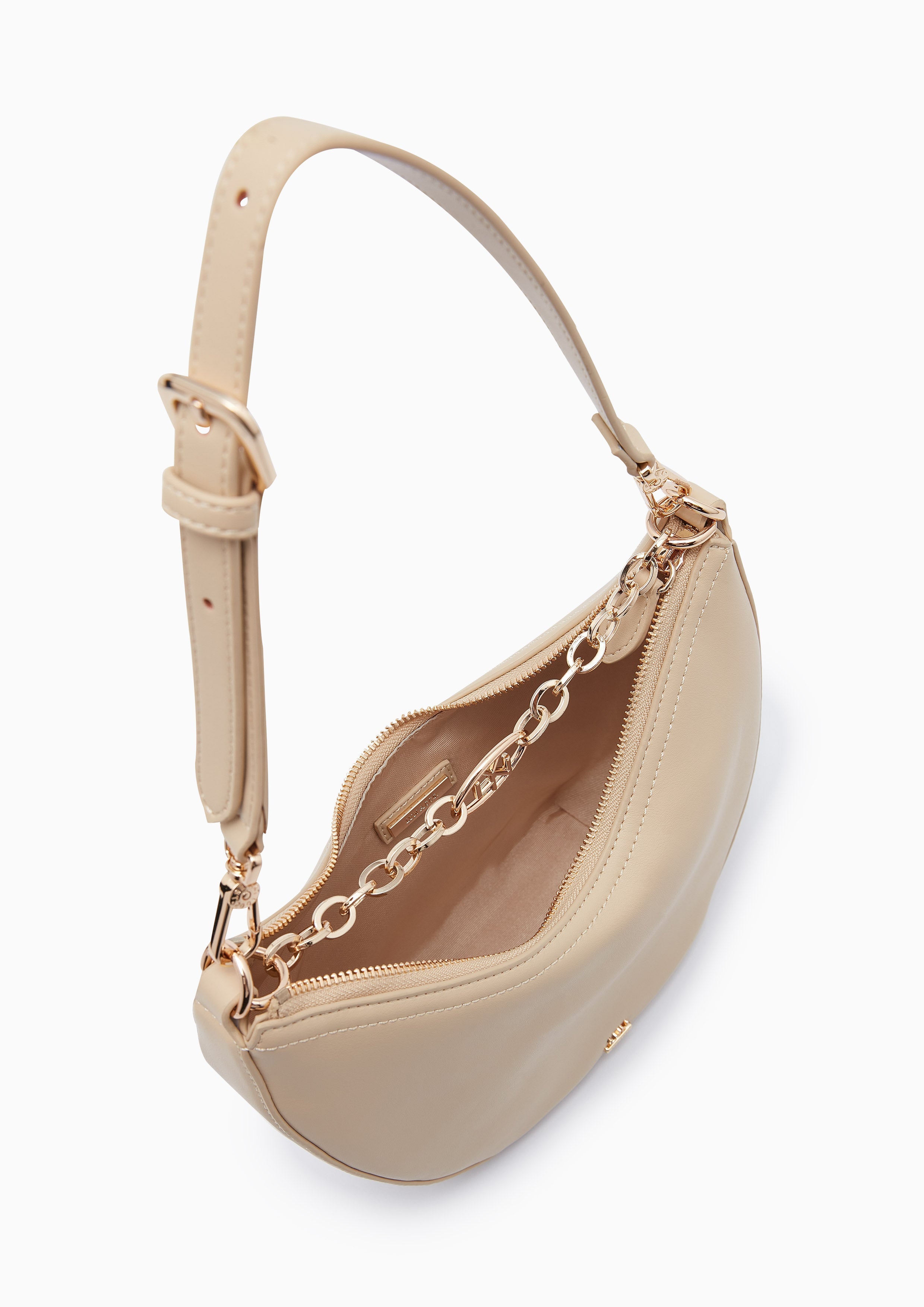 Begga Hobo Crossbody Bag Beige - Lyn TH