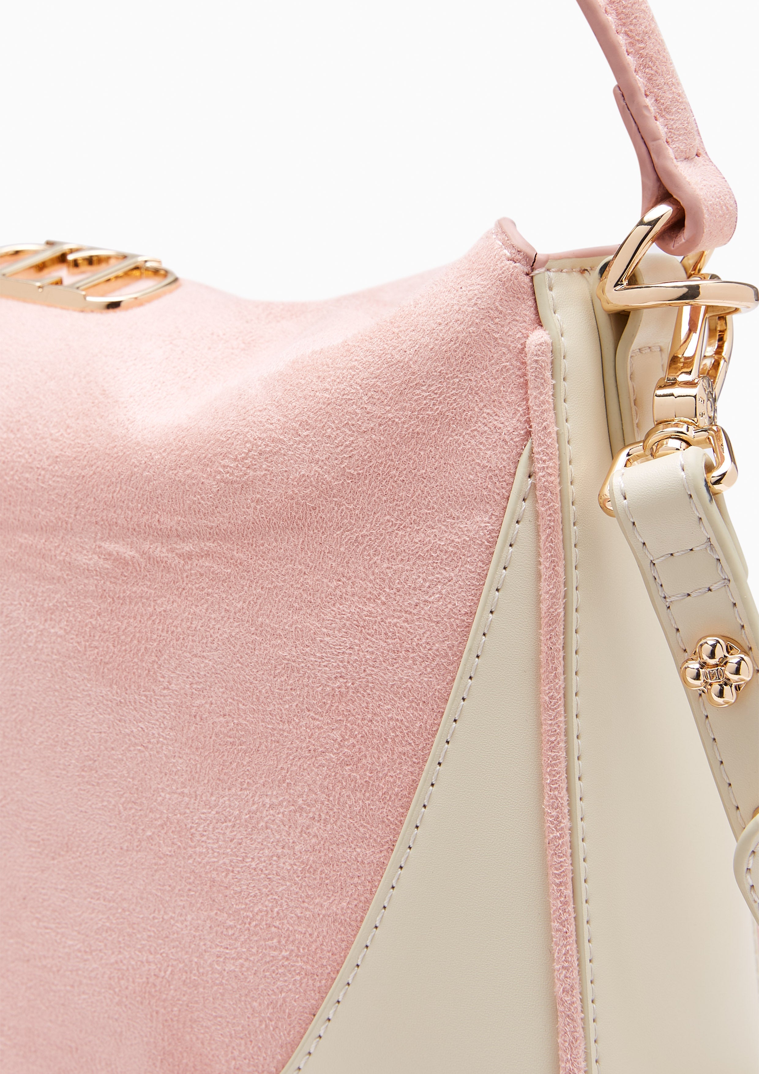 Elen Suede Crossbody Bag Pink - Lyn TH