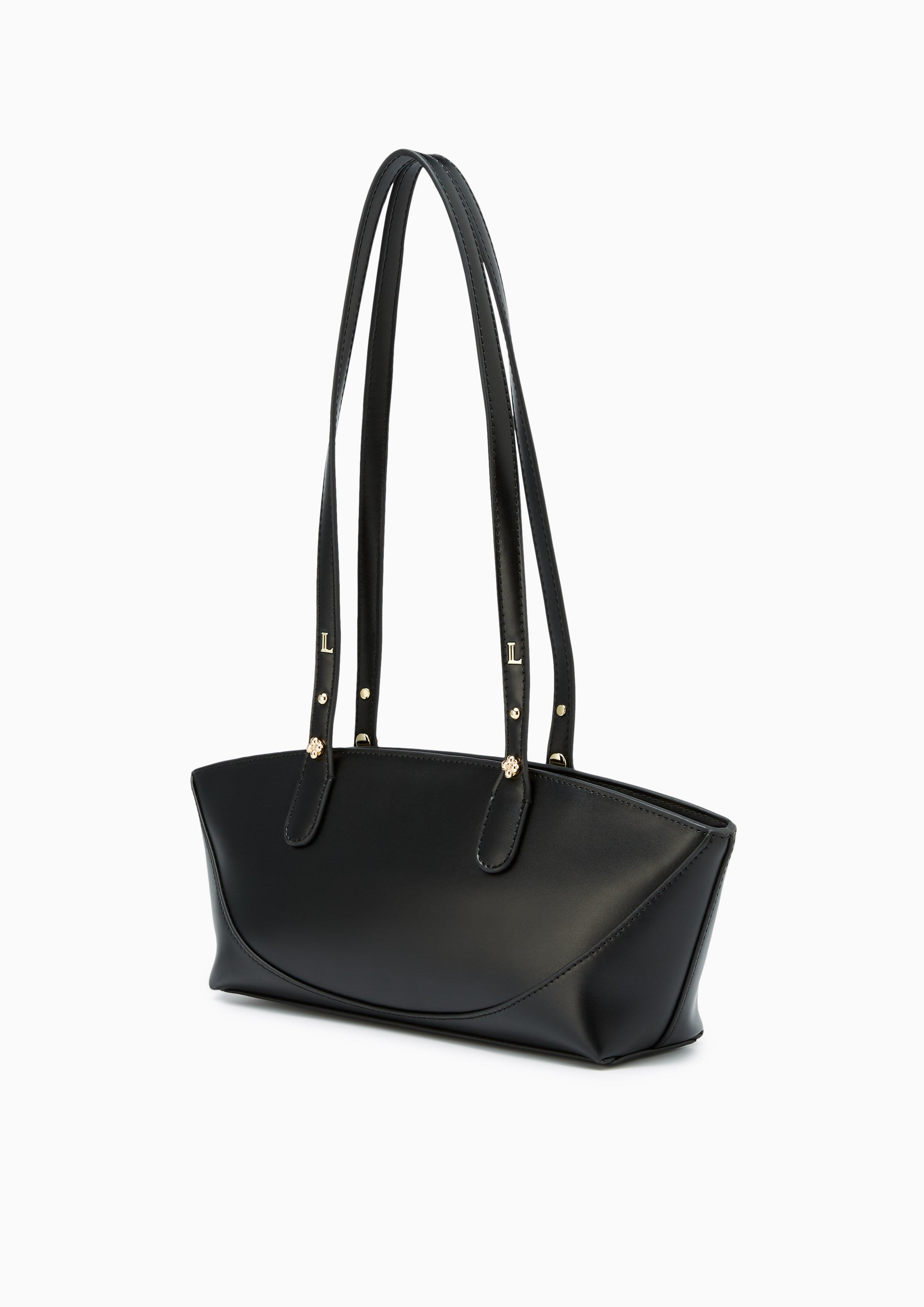 Elen Suede Shoulder Bag Black - Lyn TH