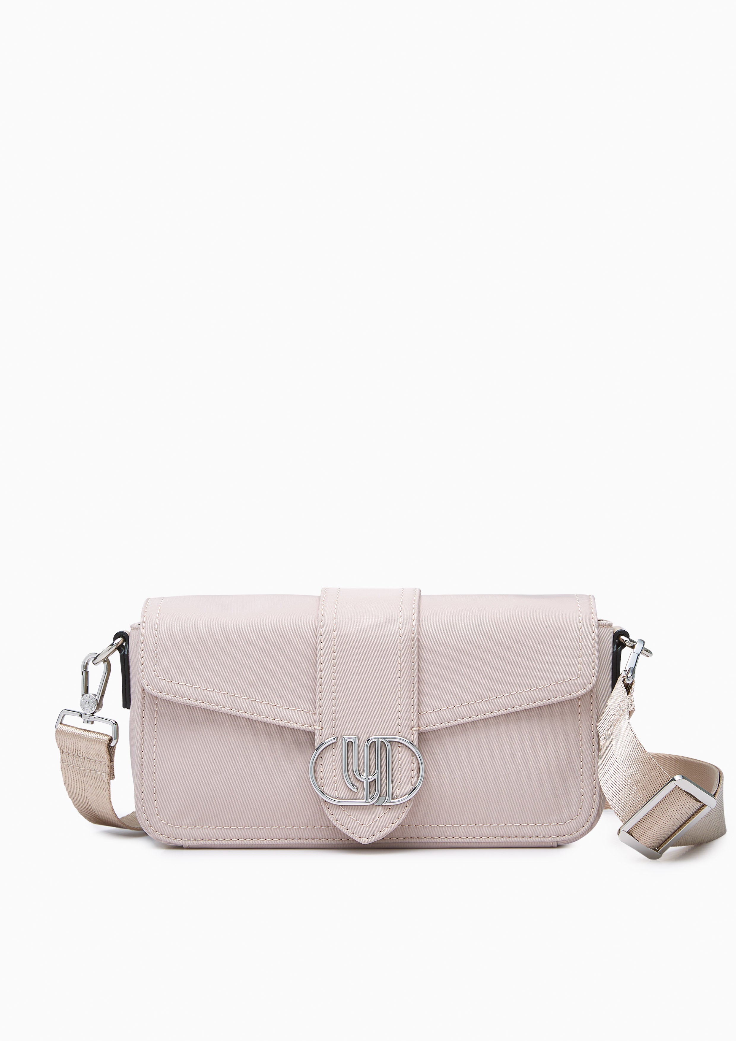 Vatican M Crossbody Bag Beige - Lyn TH