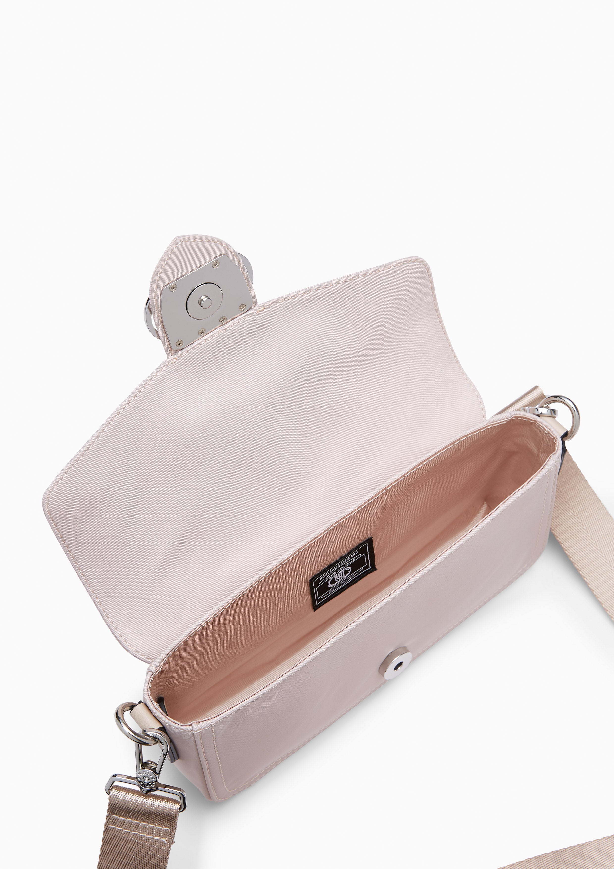 Vatican M Crossbody Bag Beige - Lyn TH