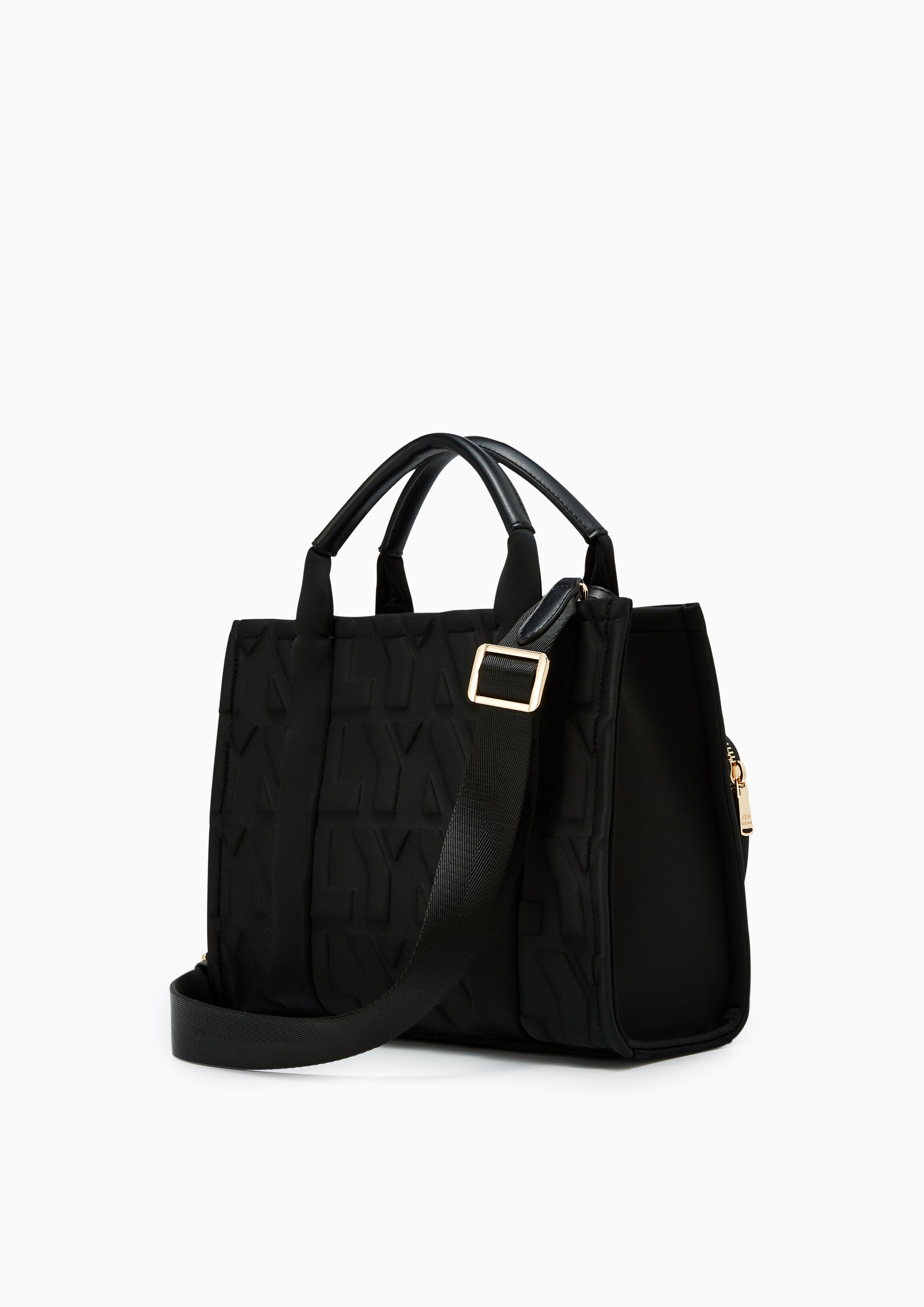 Sheen L Tote Bag Black - Lyn TH