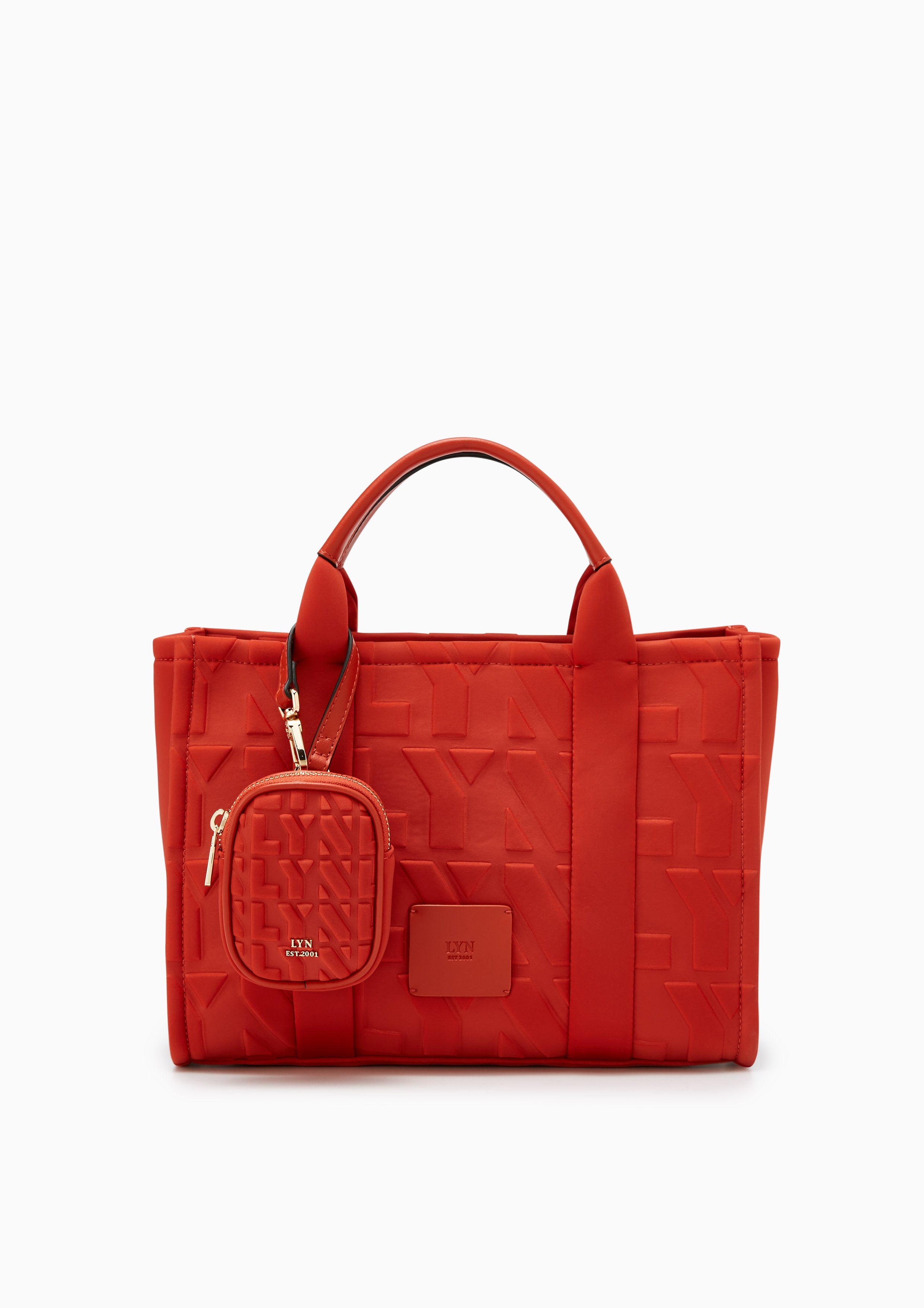 Sheen L Tote Bag Dark Orange - Lyn TH