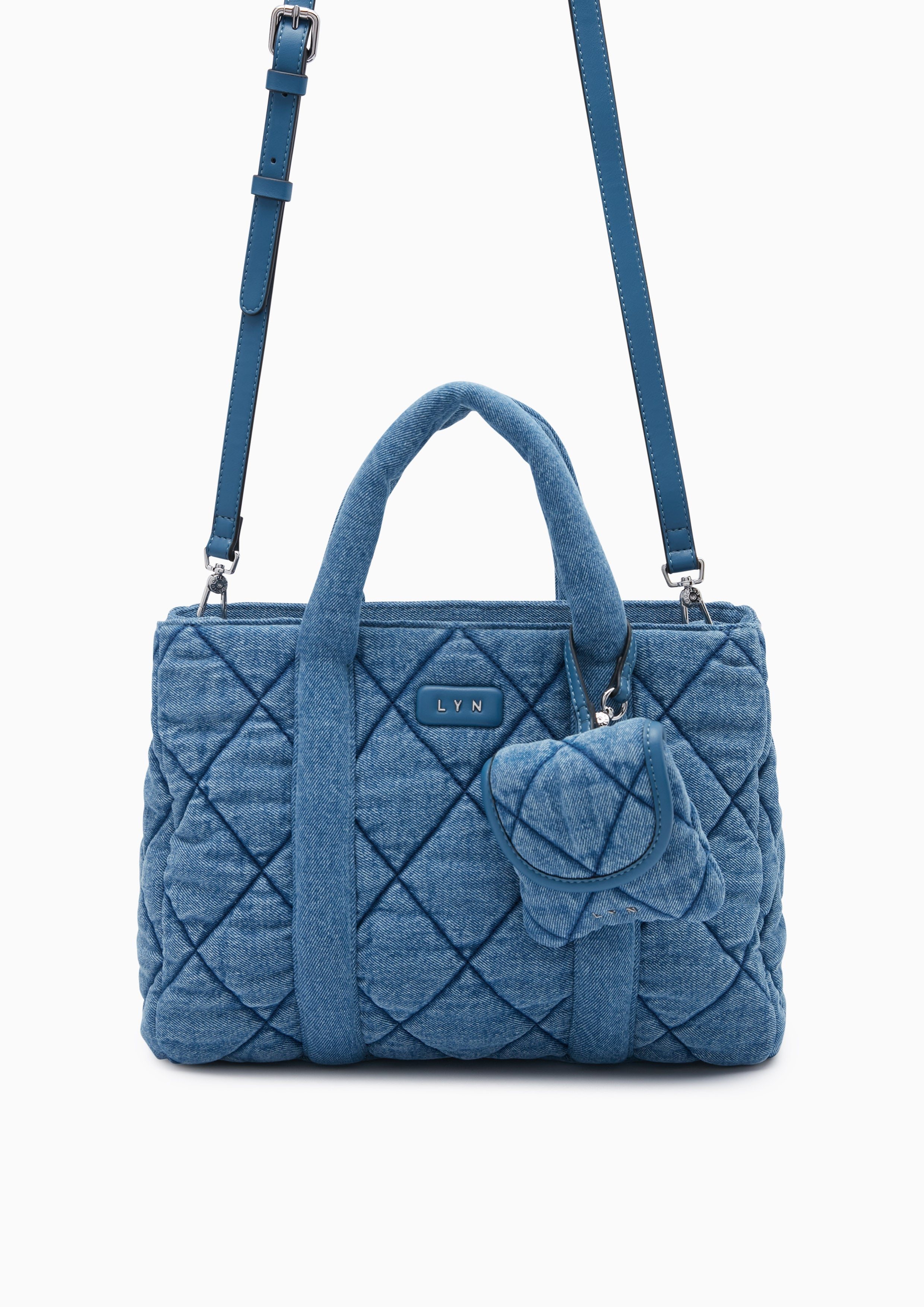 Lora L Tote Bag Blue - Lyn TH