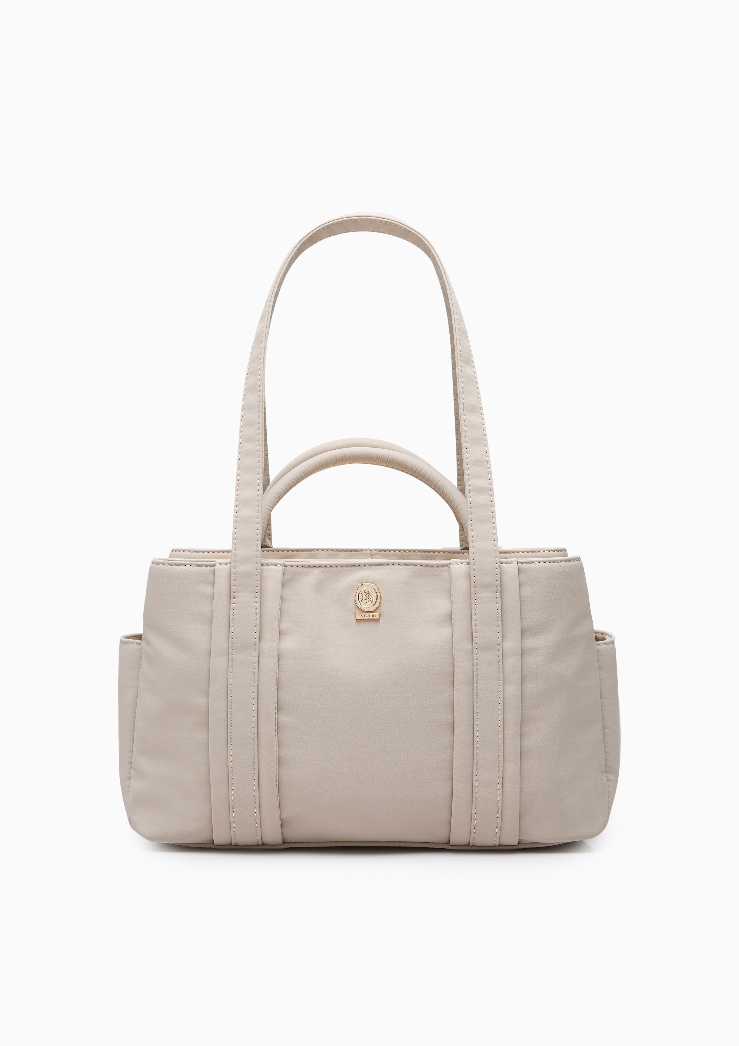 Bimmy Medium Handbag Beige - Lyn TH