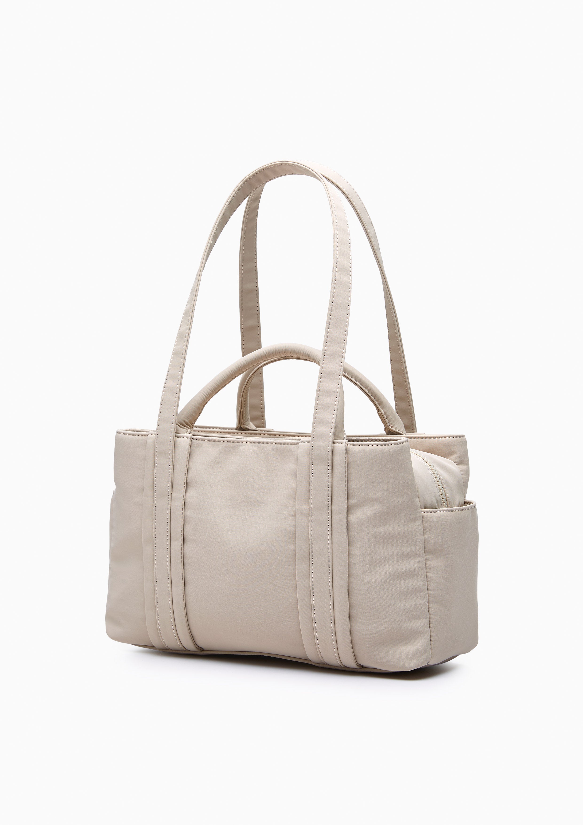 Bimmy Medium Handbag Beige - Lyn TH