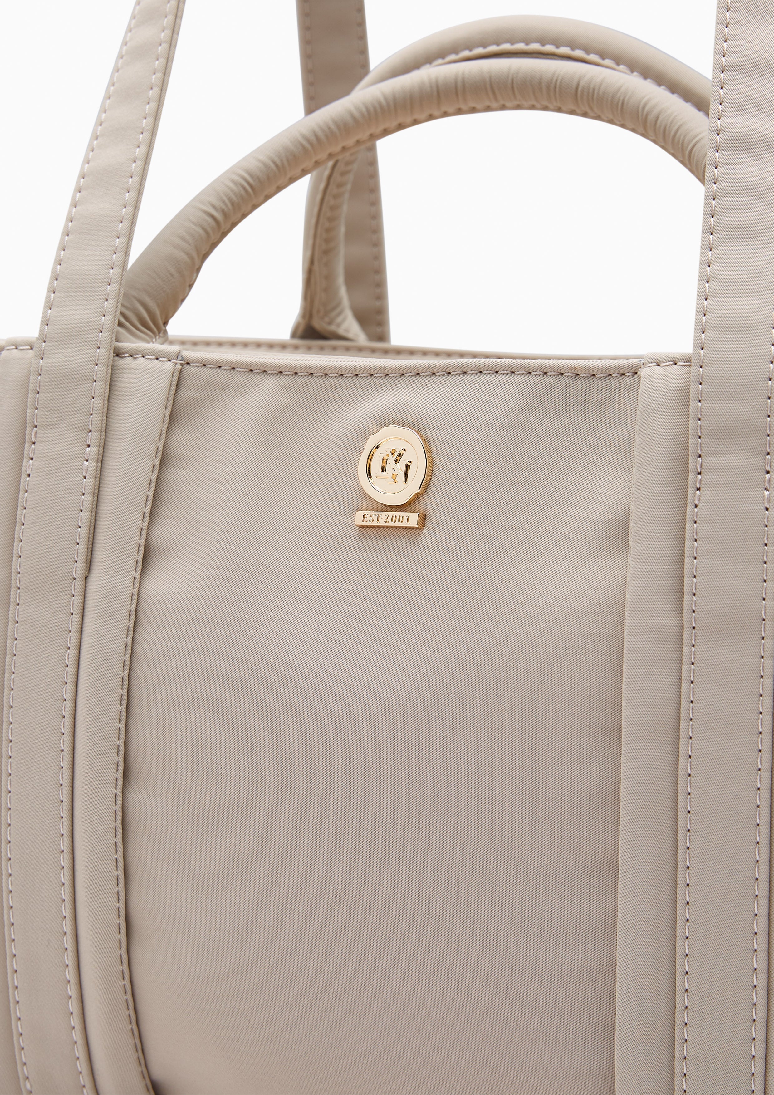 Bimmy Medium Handbag Beige - Lyn TH